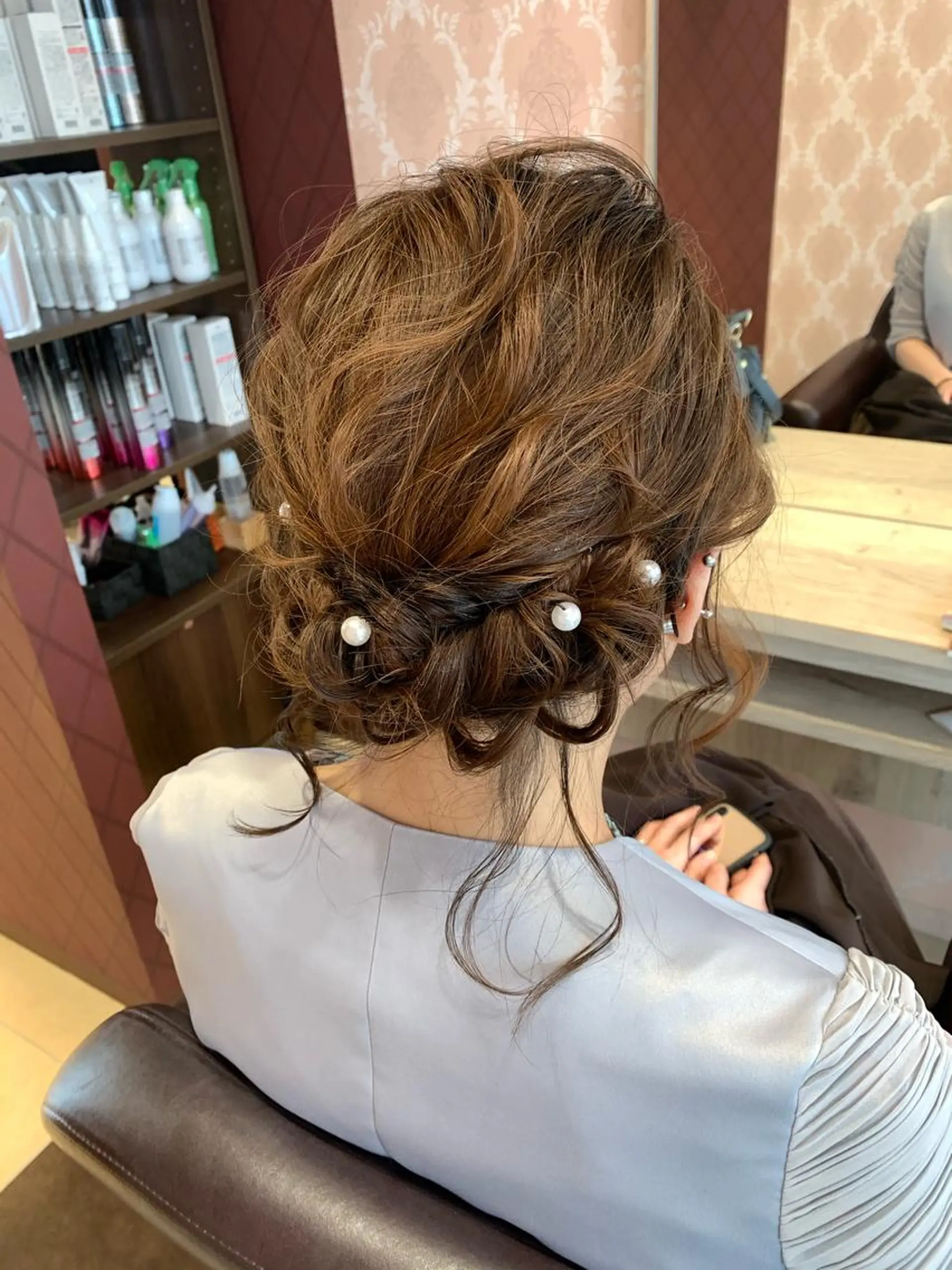 ヘアアレンジ graxi'    グラシー所属・ブリーチ/ハイトーン SERINAのヘアスタイル