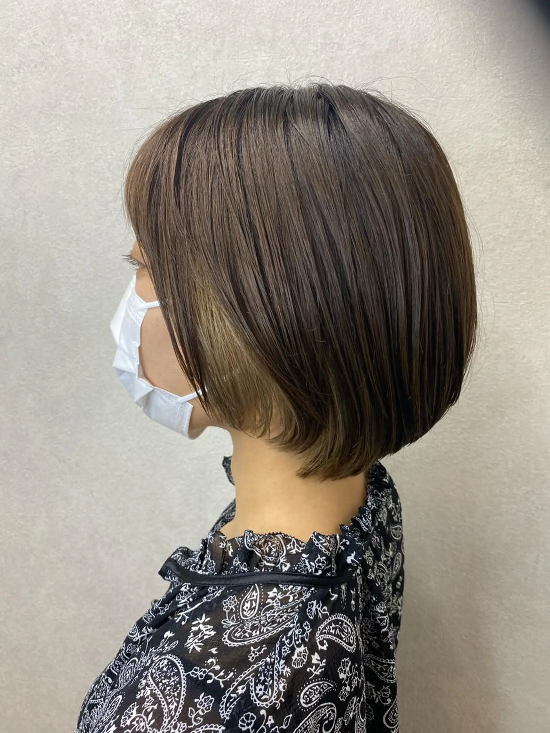 ショート カラー ベージュカラー インナーカラー [メンズカット］日高 伸太朗tocca船橋のヘアスタイル