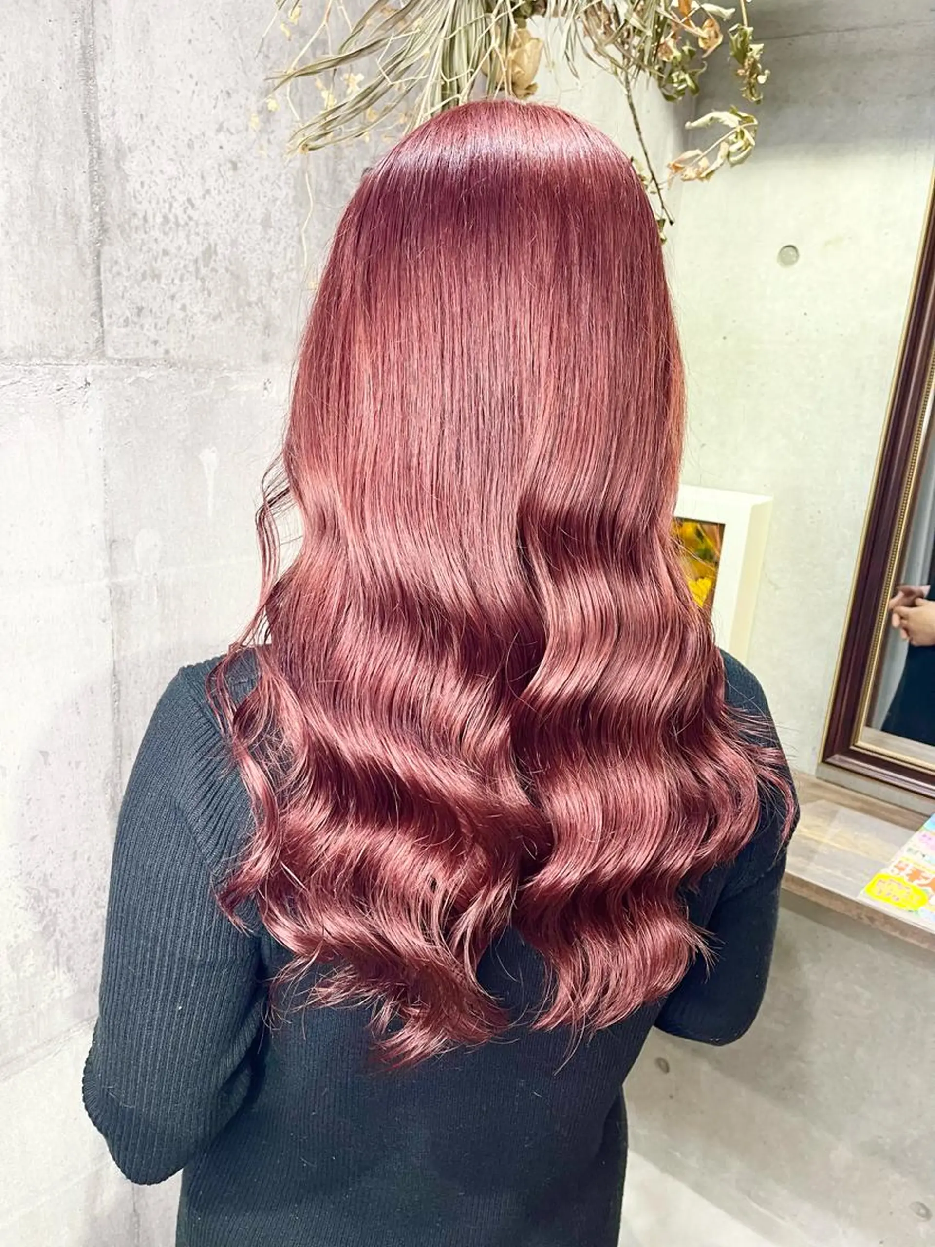 カラー ピンクカラー カット ヘアカラー トリートメント 名古屋のピンク好き かずくん🦩のヘアスタイル