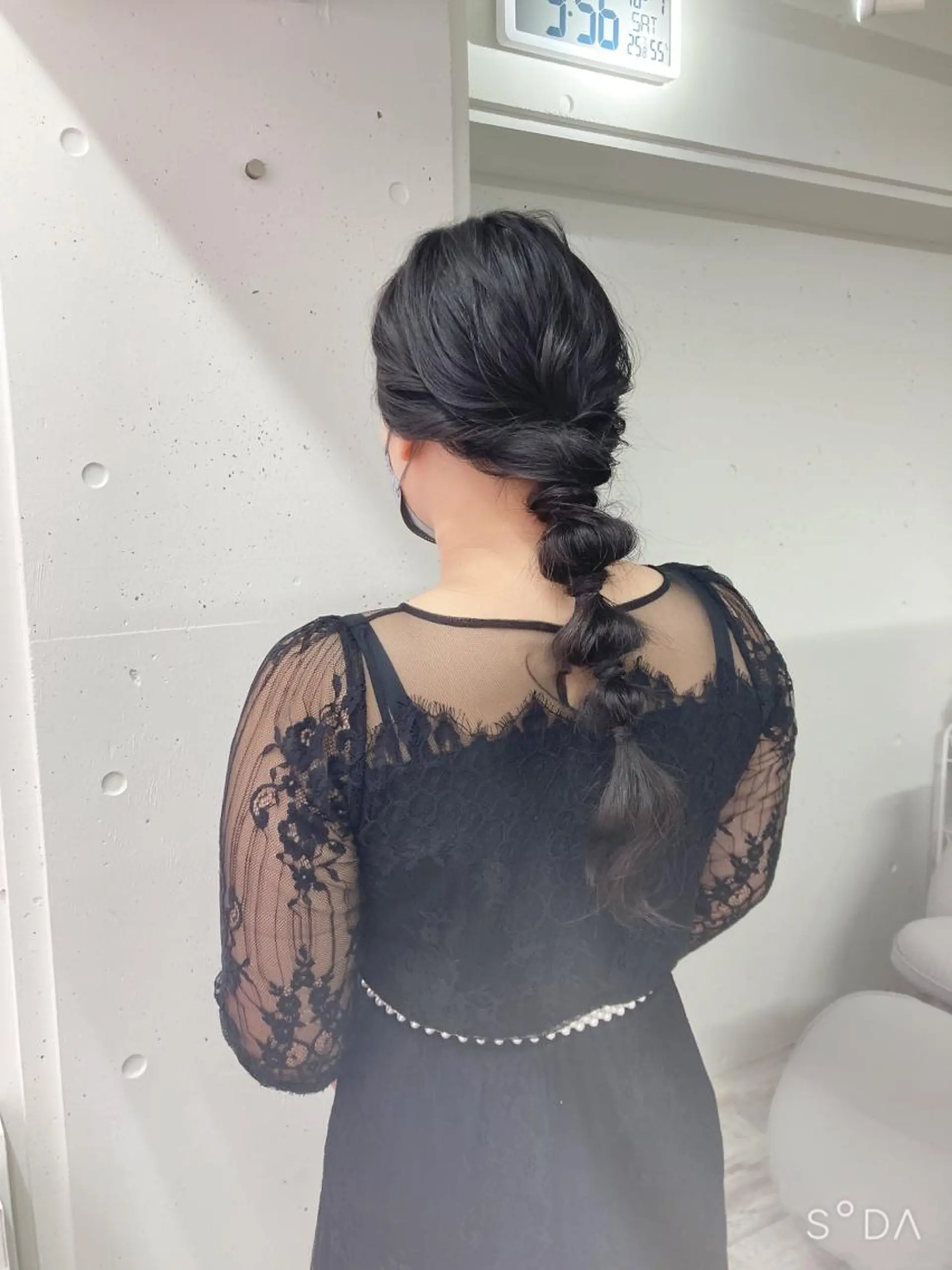 ロング ヘアアレンジ ヘアセット ミルミー美容室所属・🦄💒💓齎藤 七海子🦄💒💓のマツエク・マツパデザイン