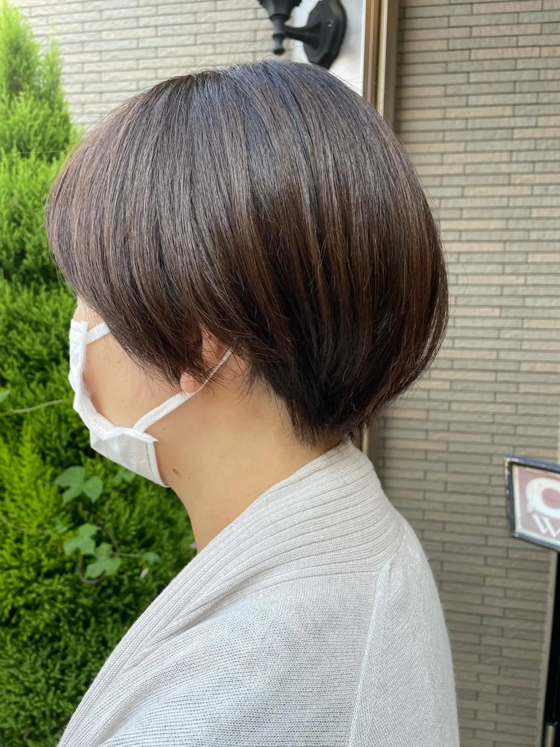 ミディアム ショートボブ ボブ ルシードスタイルクリザンテーム所属・メンズパーマ、カラー 大募集村上莉奈のヘアスタイル