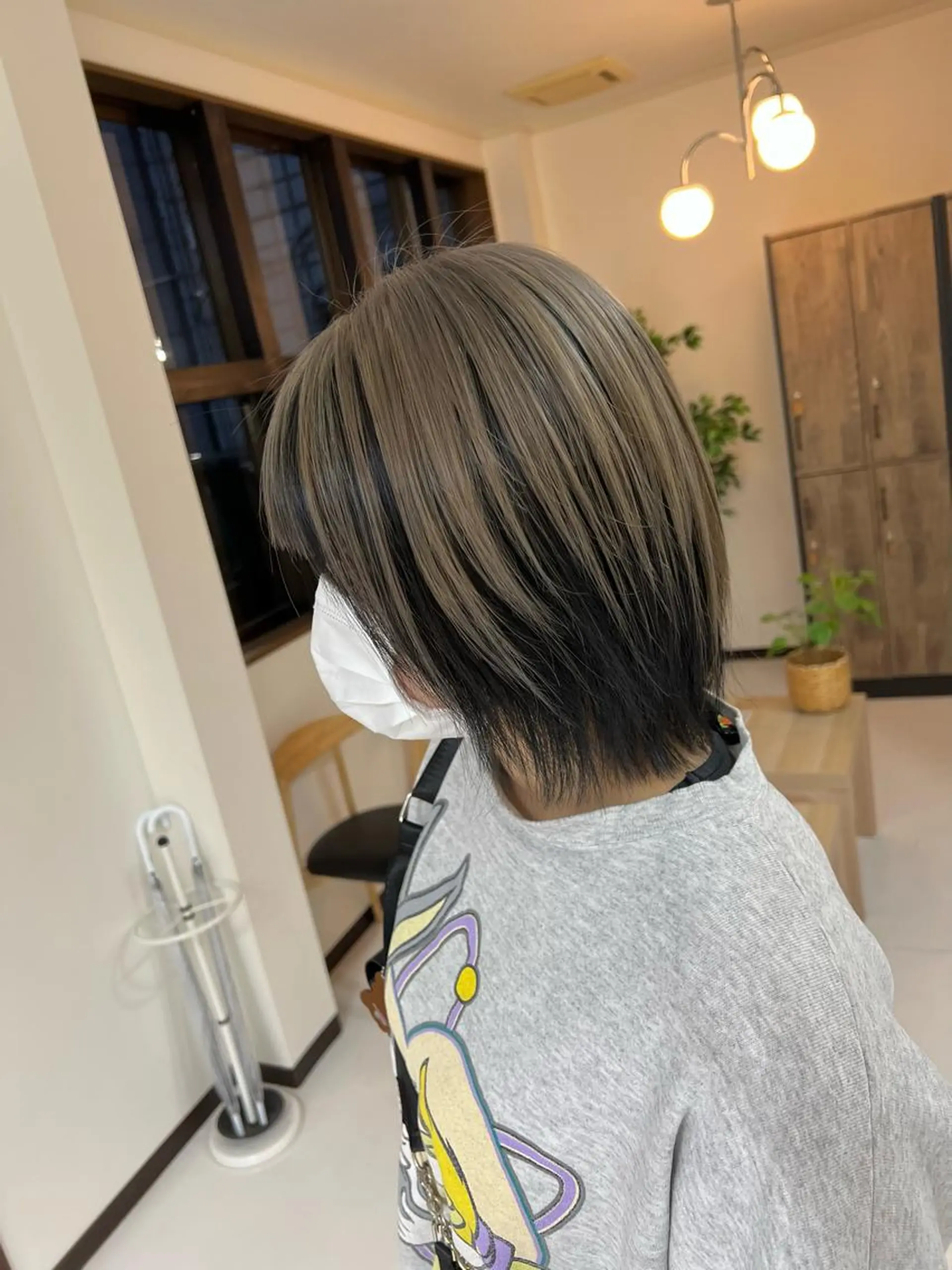 ミディアム カラー ヘアカラー 松本 菜那のヘアスタイル