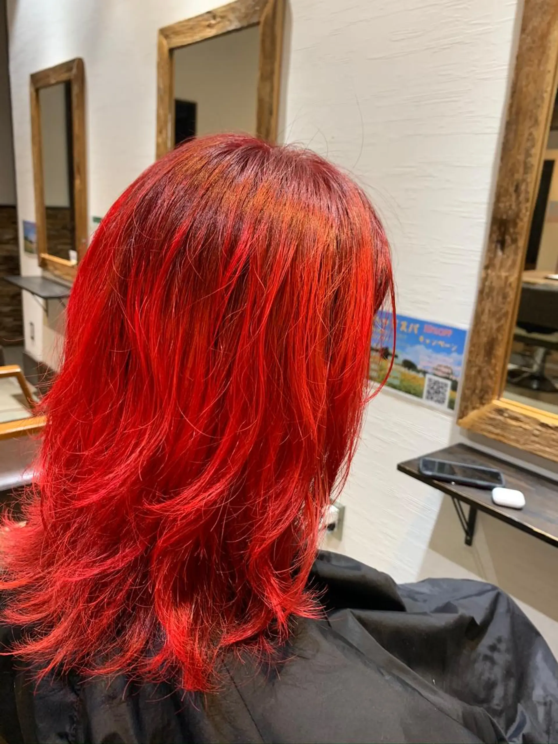 カラー ブリーチ レッドカラー 【池袋店 店長】伊藤 昂樹/曲がる縮毛矯正のヘアスタイル