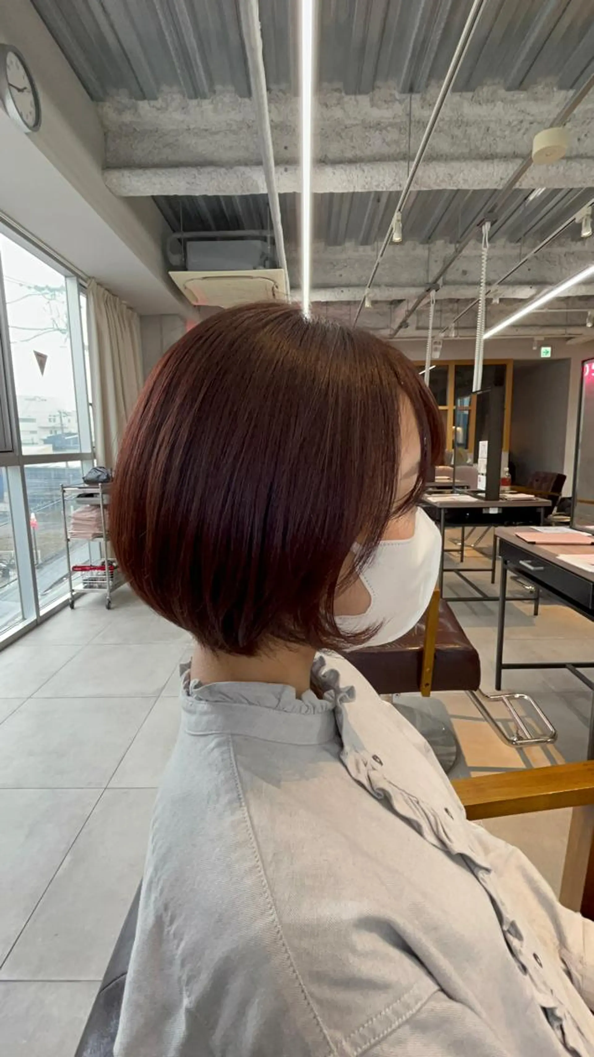 ショート ピンクブラウン AKARI🌟ボブ/ ハイライト/似合わせのヘアスタイル