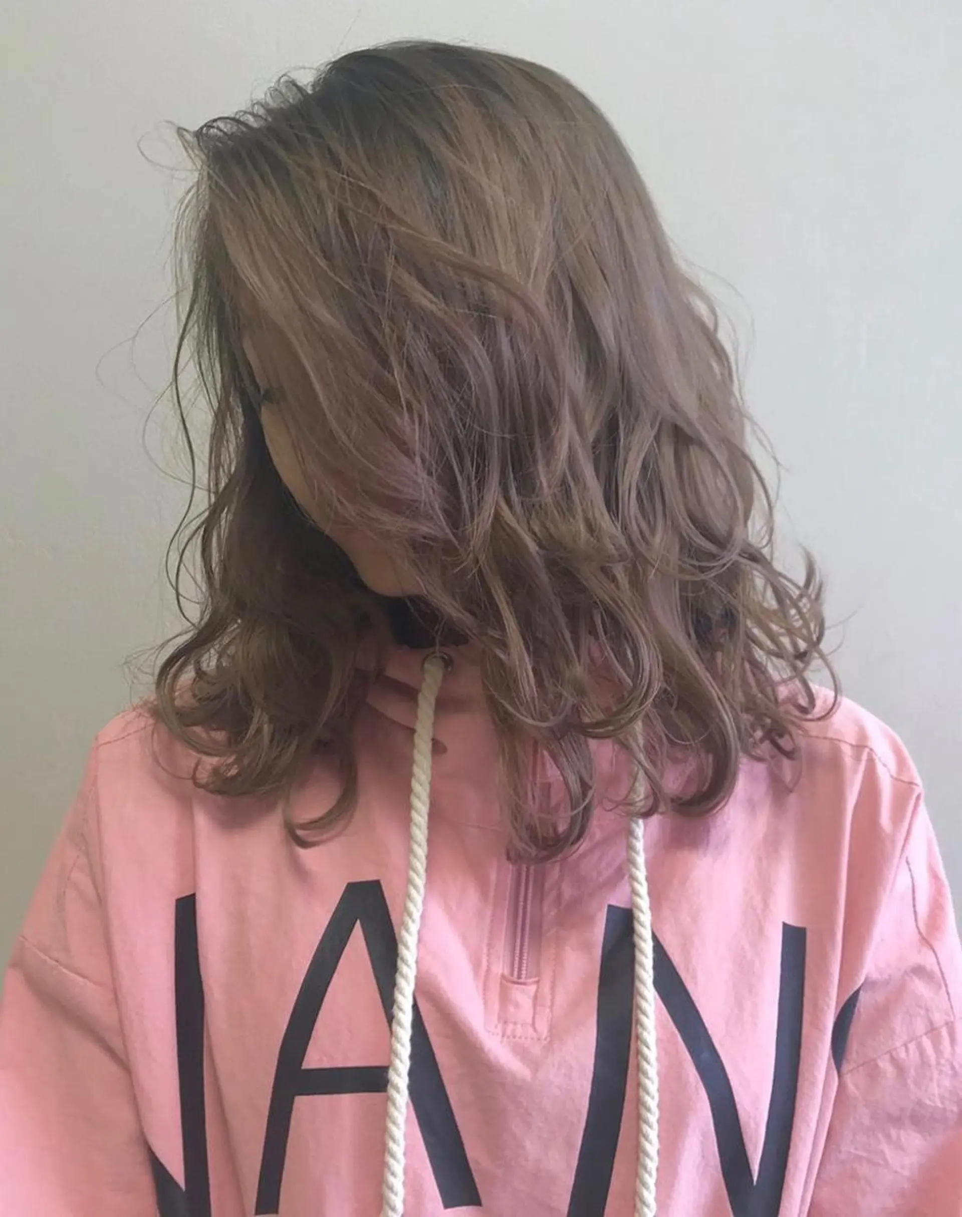 セミロング 髪質改善/マツパ 垢抜け透明カラー衣笠のヘアスタイル