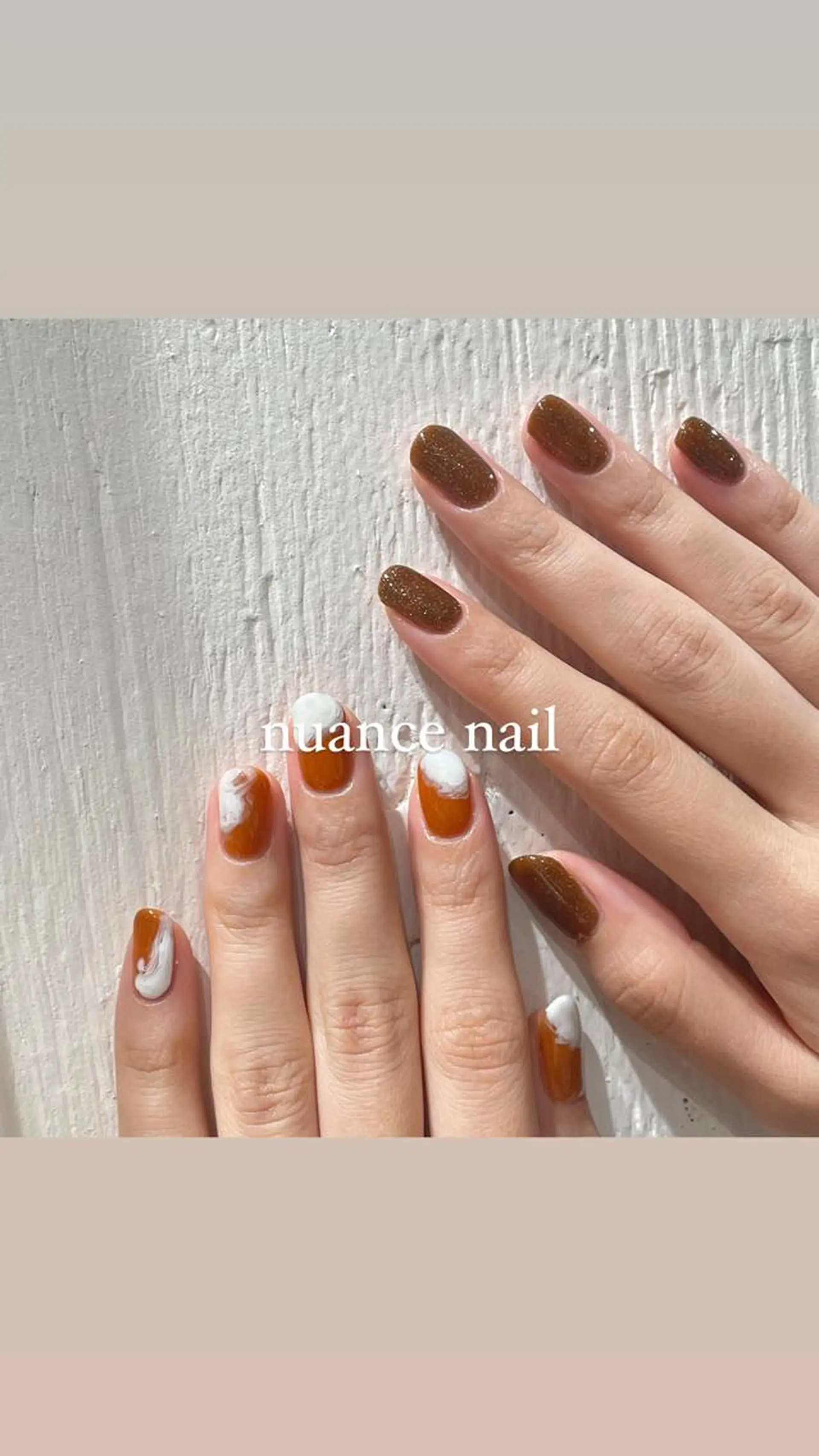 ネイル ハンドネイル 淡色ネイル 🎀moeのネイルデザイン