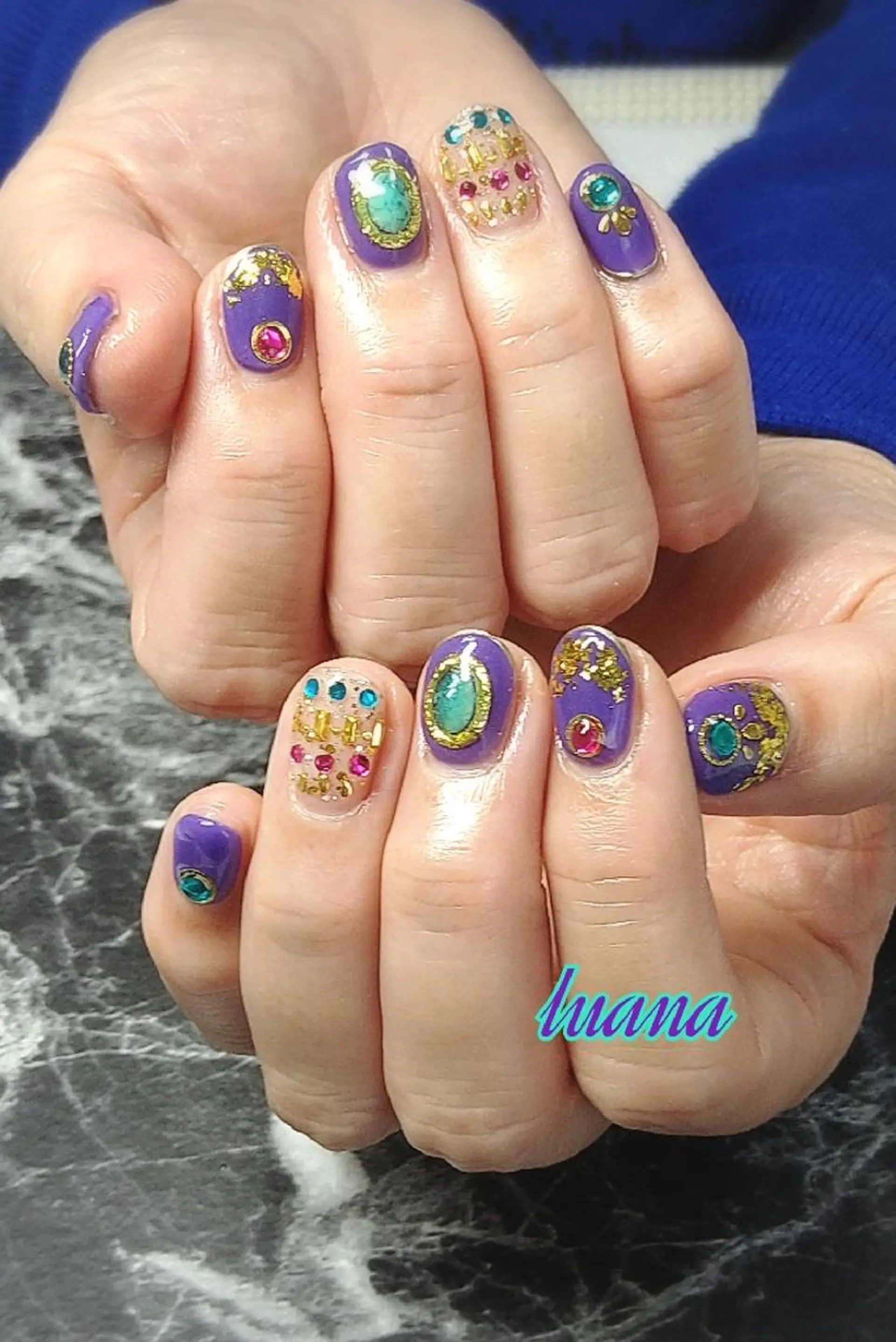 ネイル ハンドネイル LUANA  TAKAHASHIのネイルデザイン