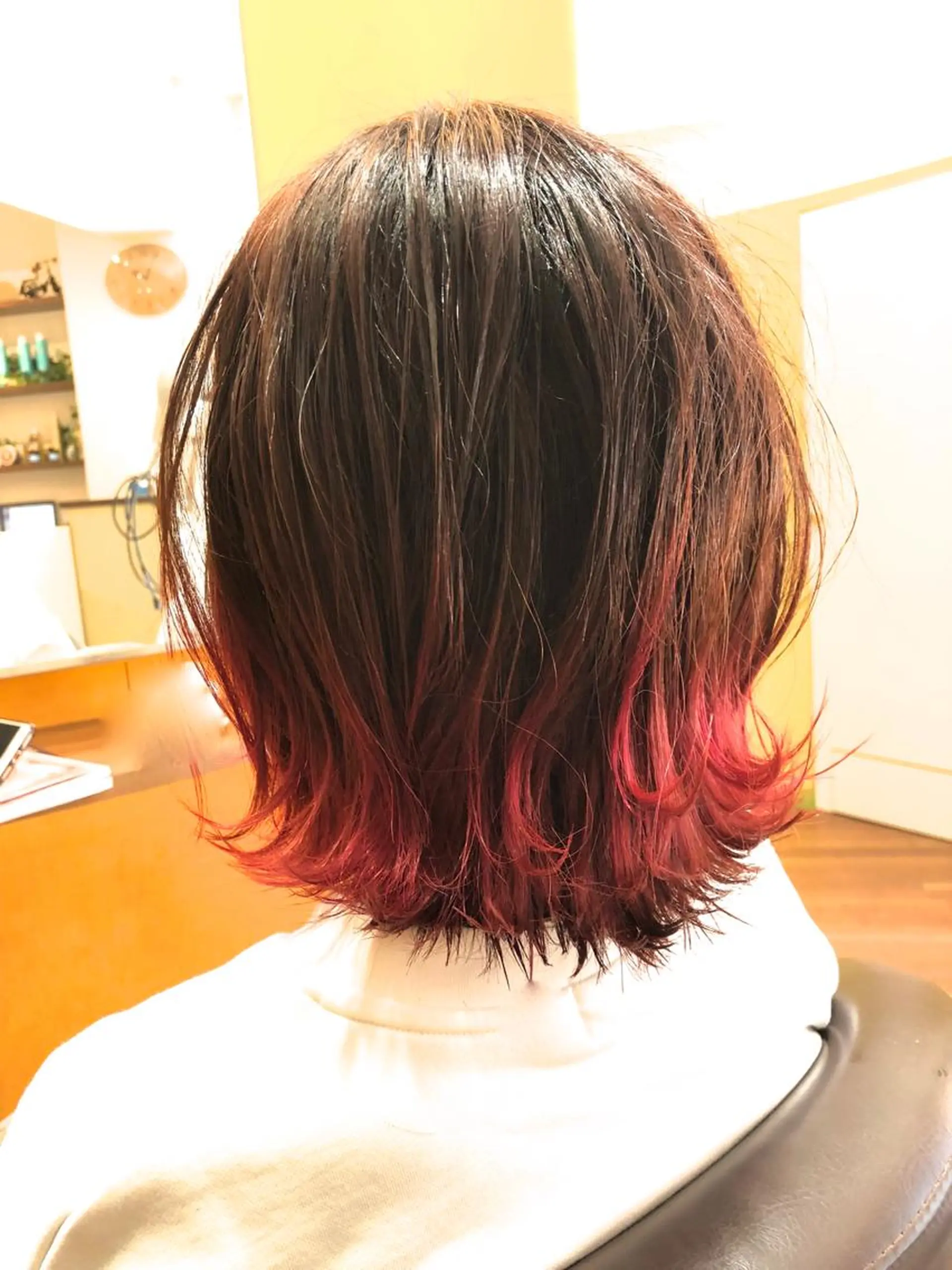 ミディアム カラー 鬼頭 洋吏のヘアスタイル