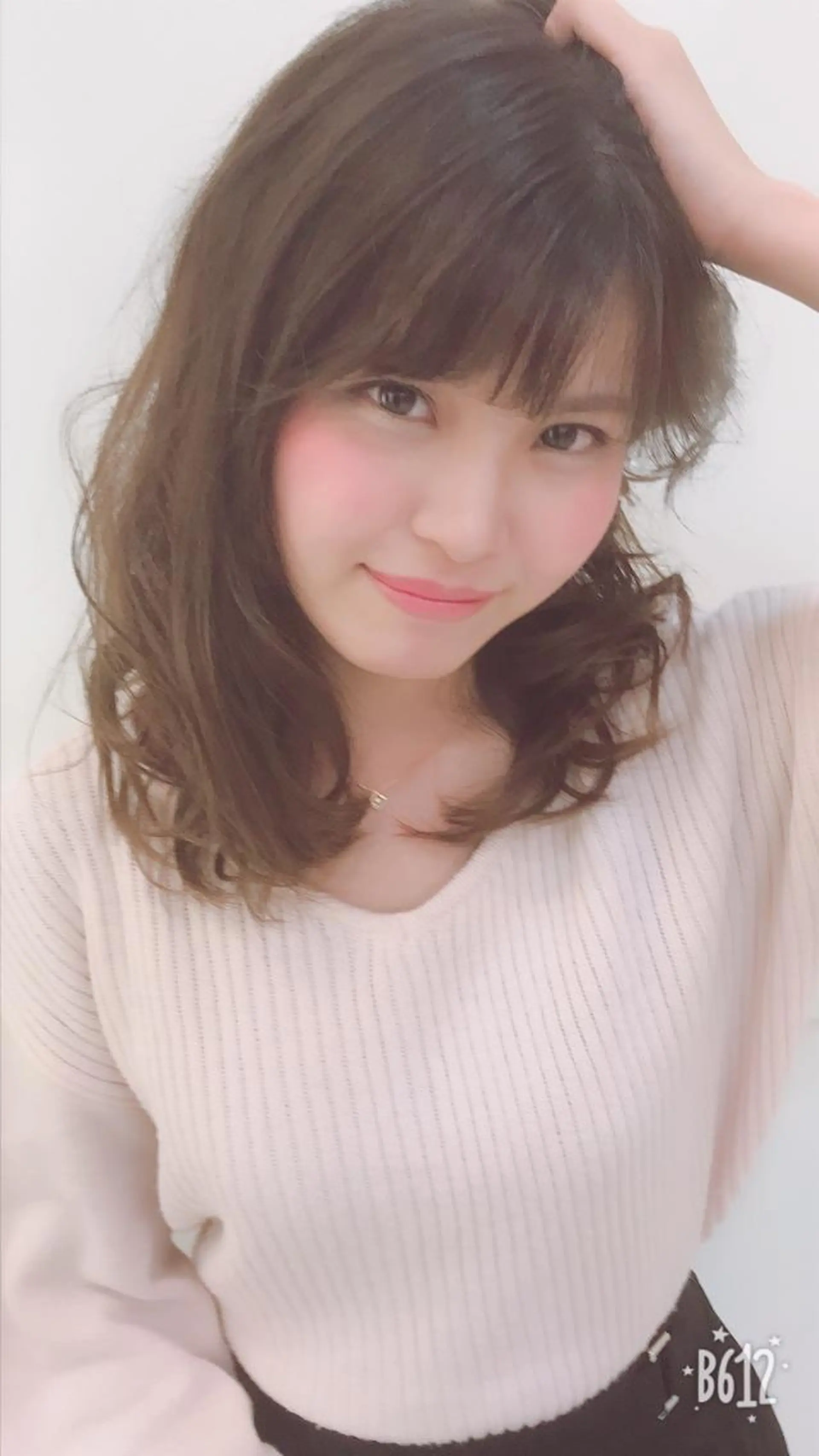 セミロング カラー パーマ セミロングパーマ アディクシーカラー アッシュ グレージュ デジタルパーマ トータルビューティー K:R鶴川のヘアスタイル