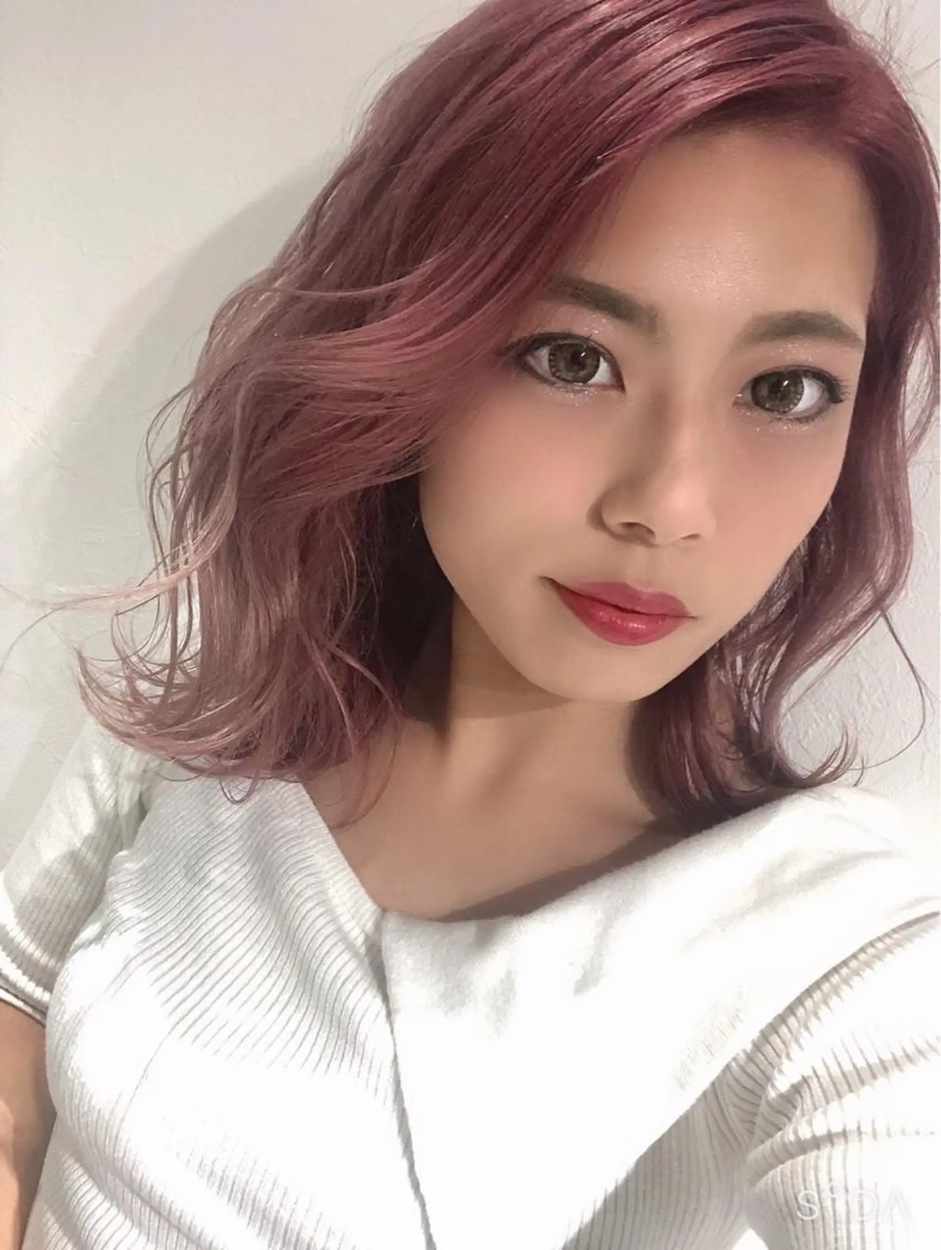 カラー Yu シールエクステのヘアスタイル