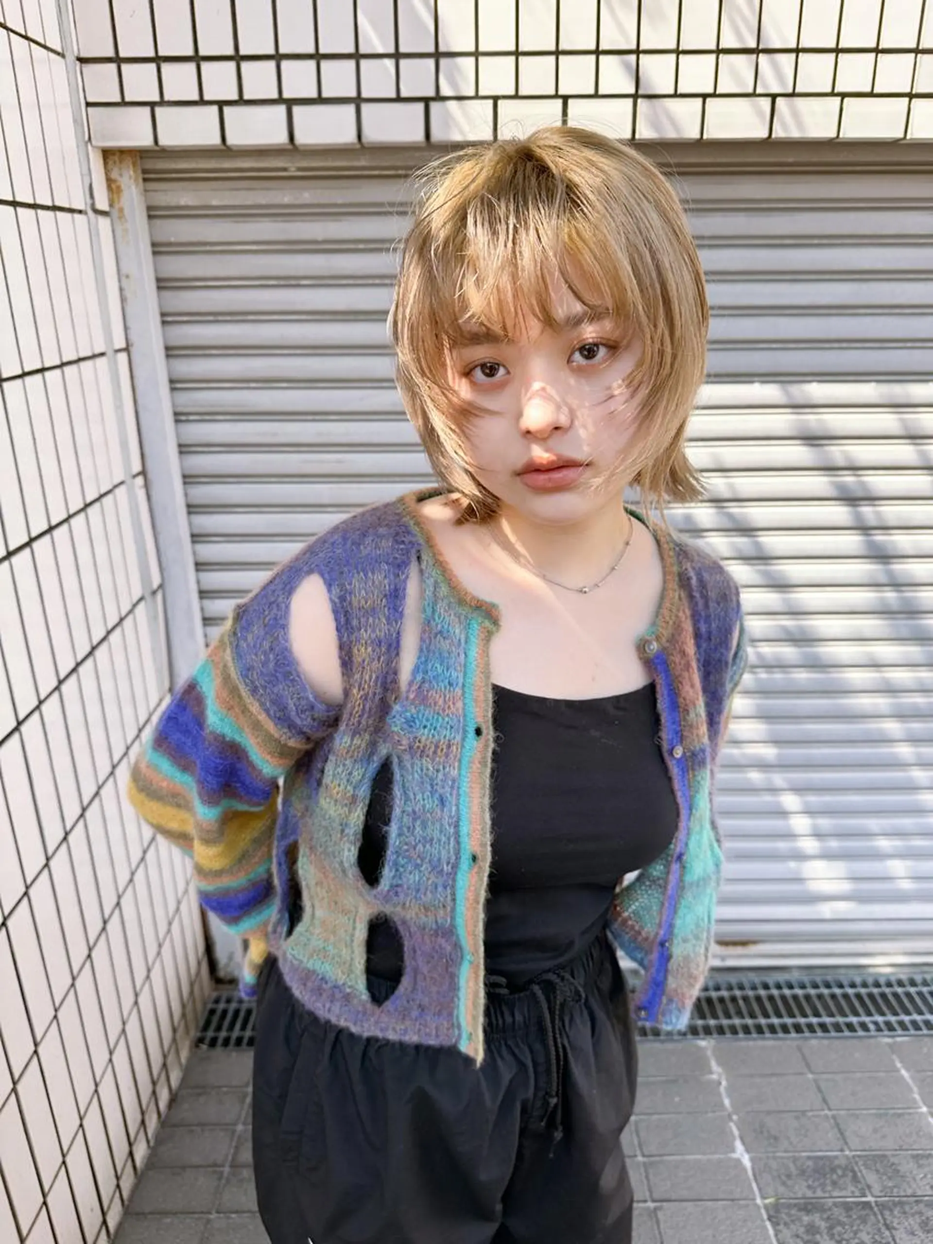 ショート カラー キッズ ネイル マツエク・マツパ アイブロウ Cinq所属・ハイライト🌟/ ボブ/豊田のヘアスタイル