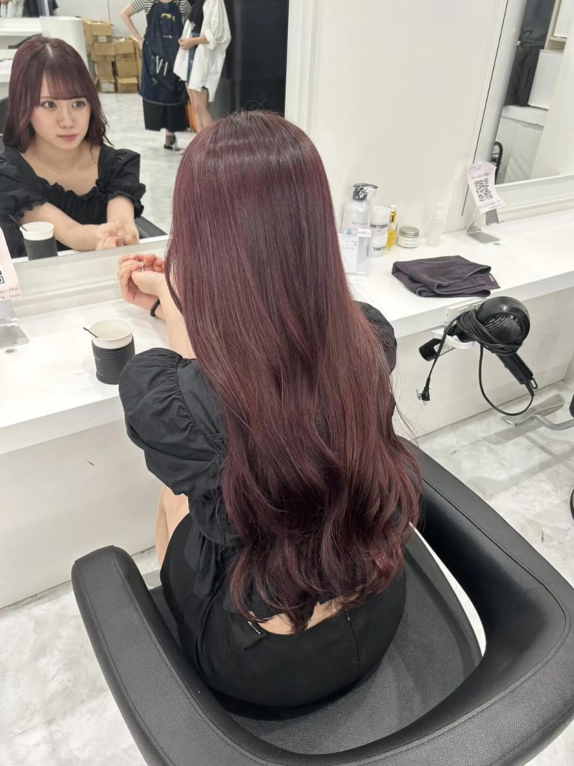 ロング カラー IS所属・横浜美容室/透明感 カラー/レイヤーのヘアスタイル