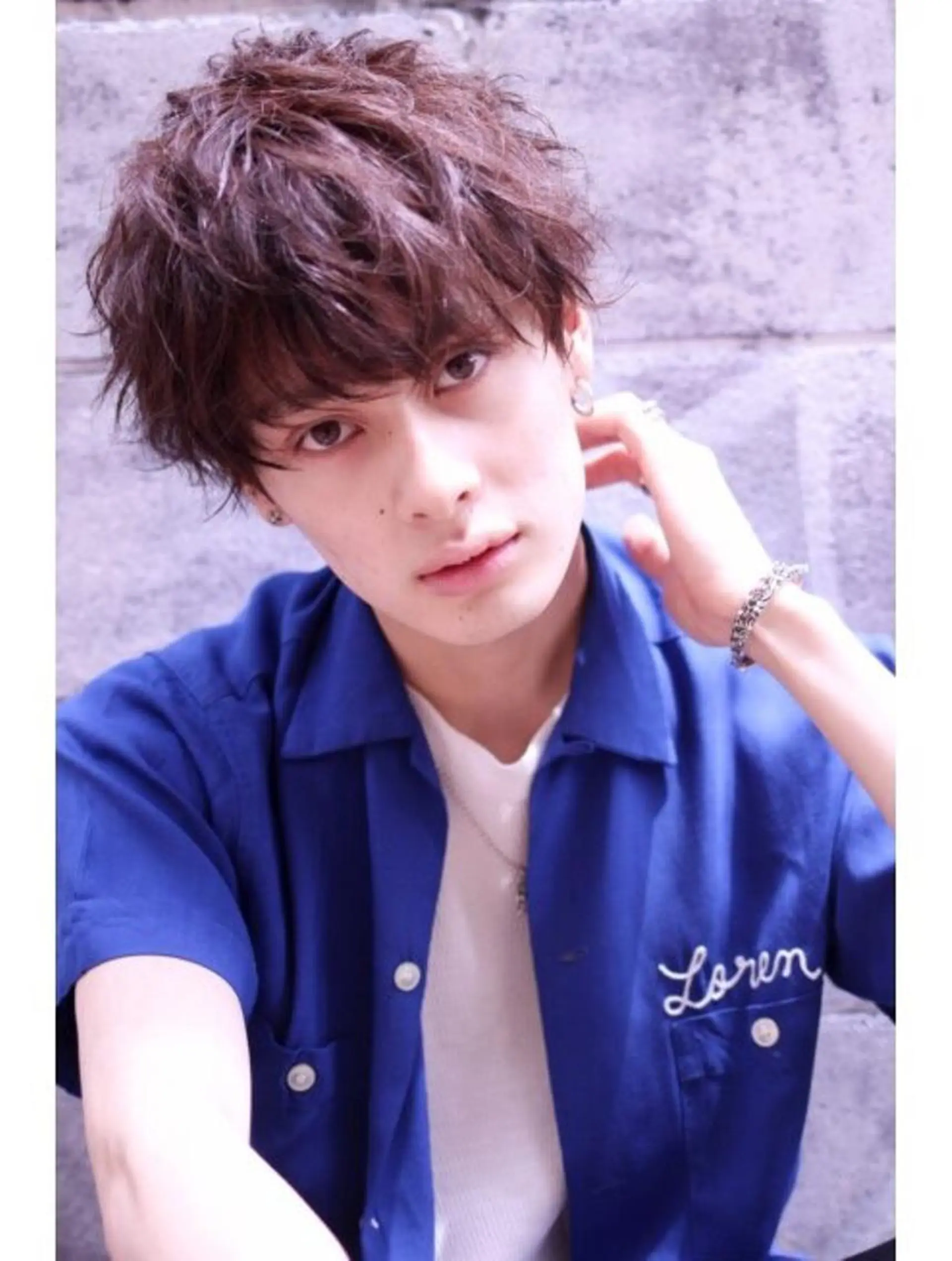 カラー メンズ ⭐️ 美髪矯正 透明感 ⭐️ユウキのヘアスタイル