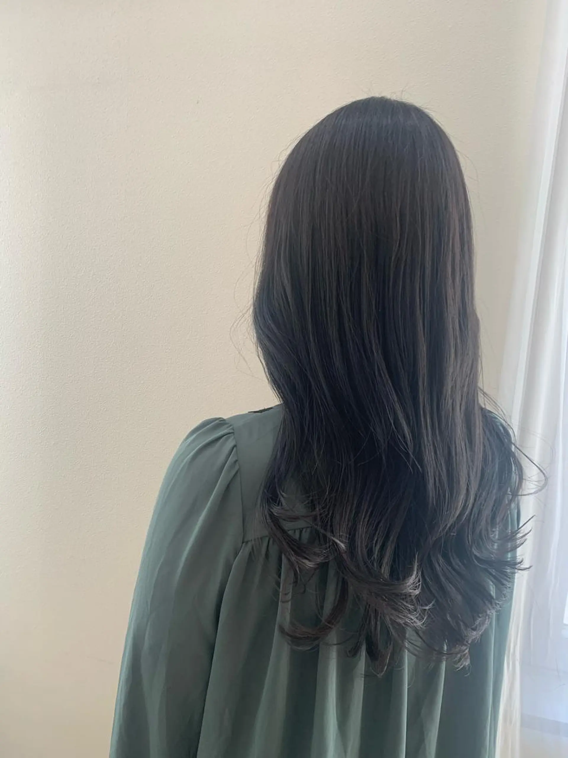 ロング カラー グレージュ ヨシンモリ 韓国風ヘア トリートメント 現地韓国ヘア🇰🇷 Chisaki치사키のヘアスタイル