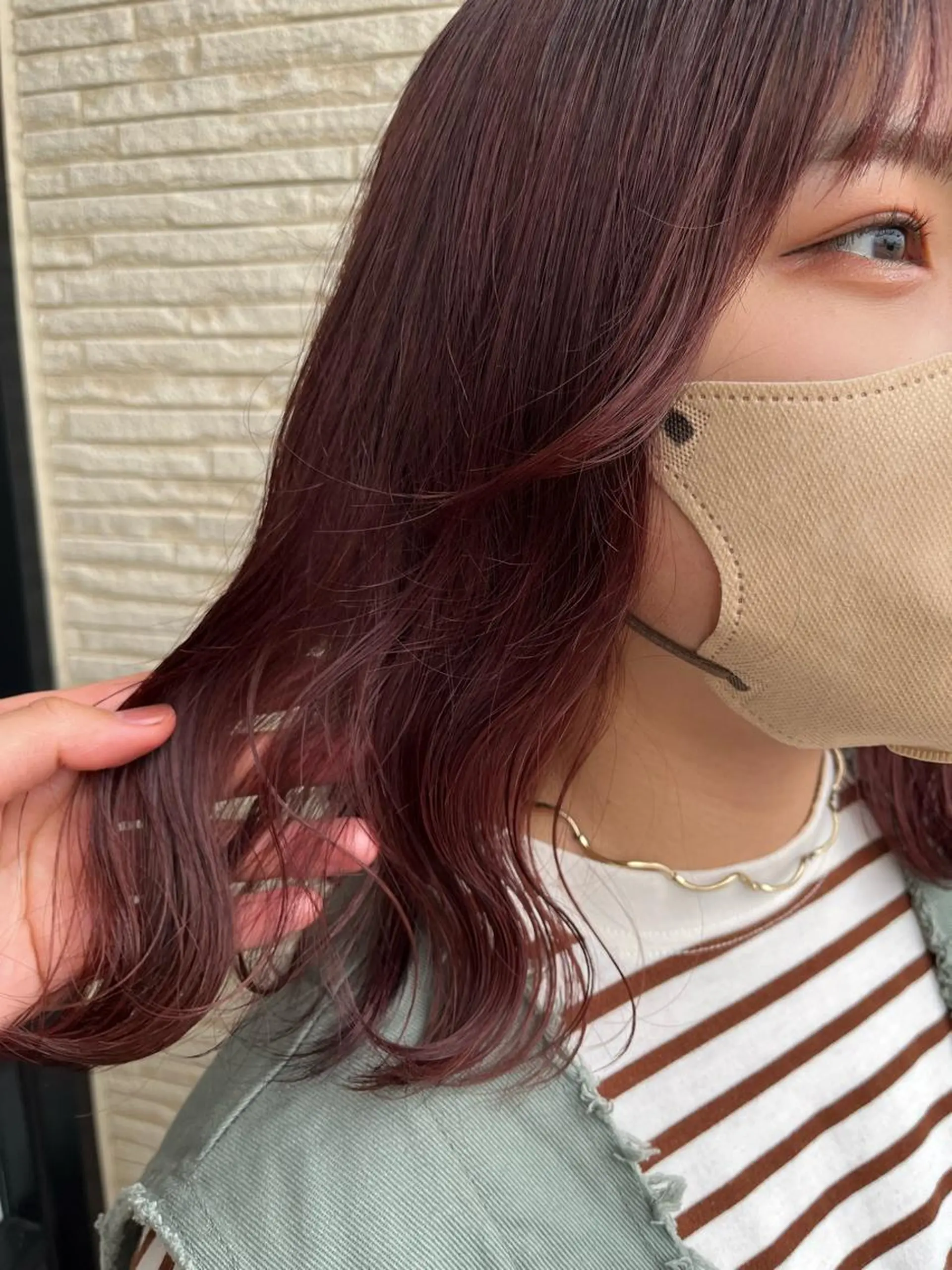 ミディアム 神谷 夏帆のヘアスタイル