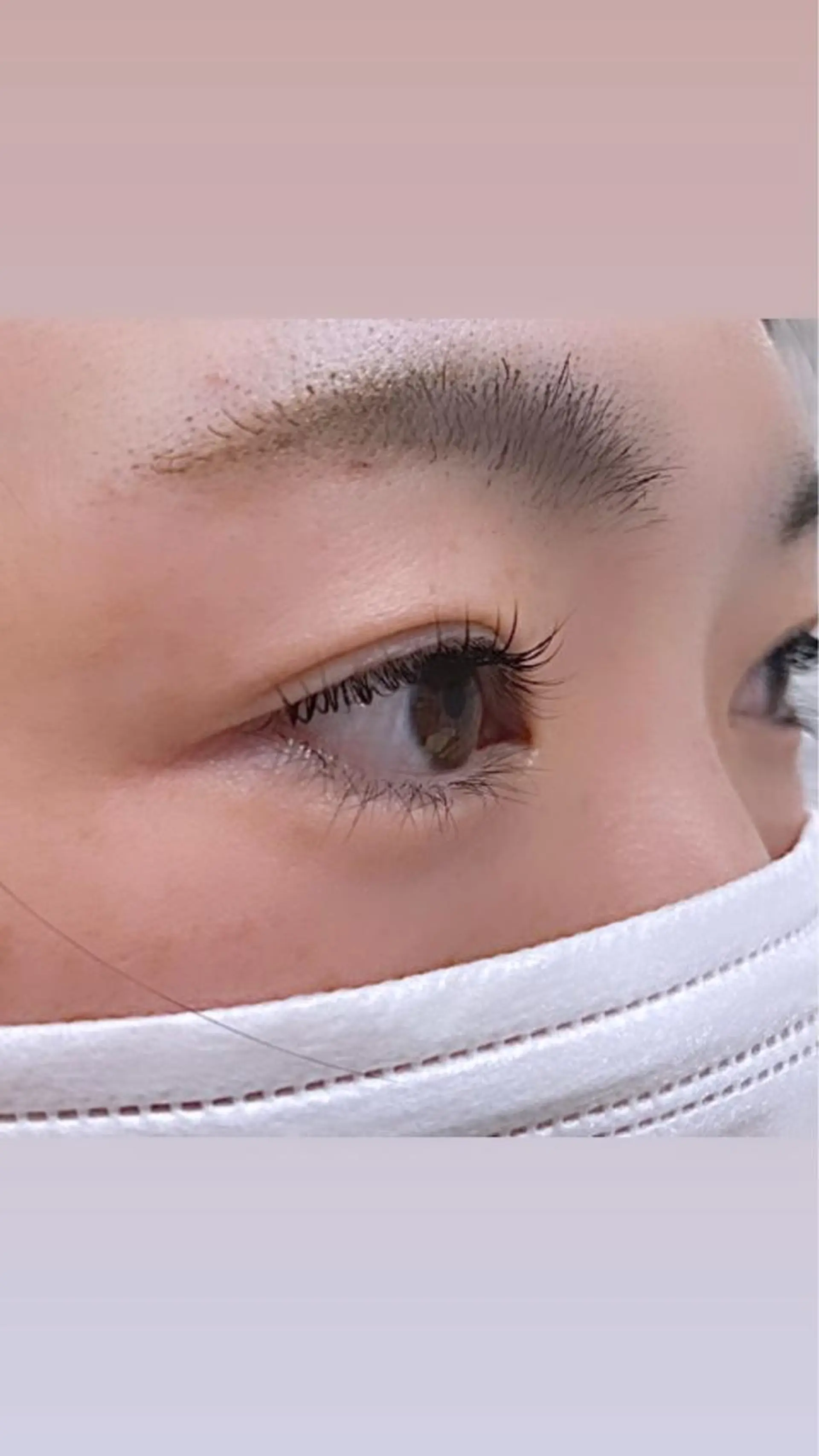 マツエク・マツパ 曲がる縮毛矯正 LIBER 　岩名のヘアスタイル