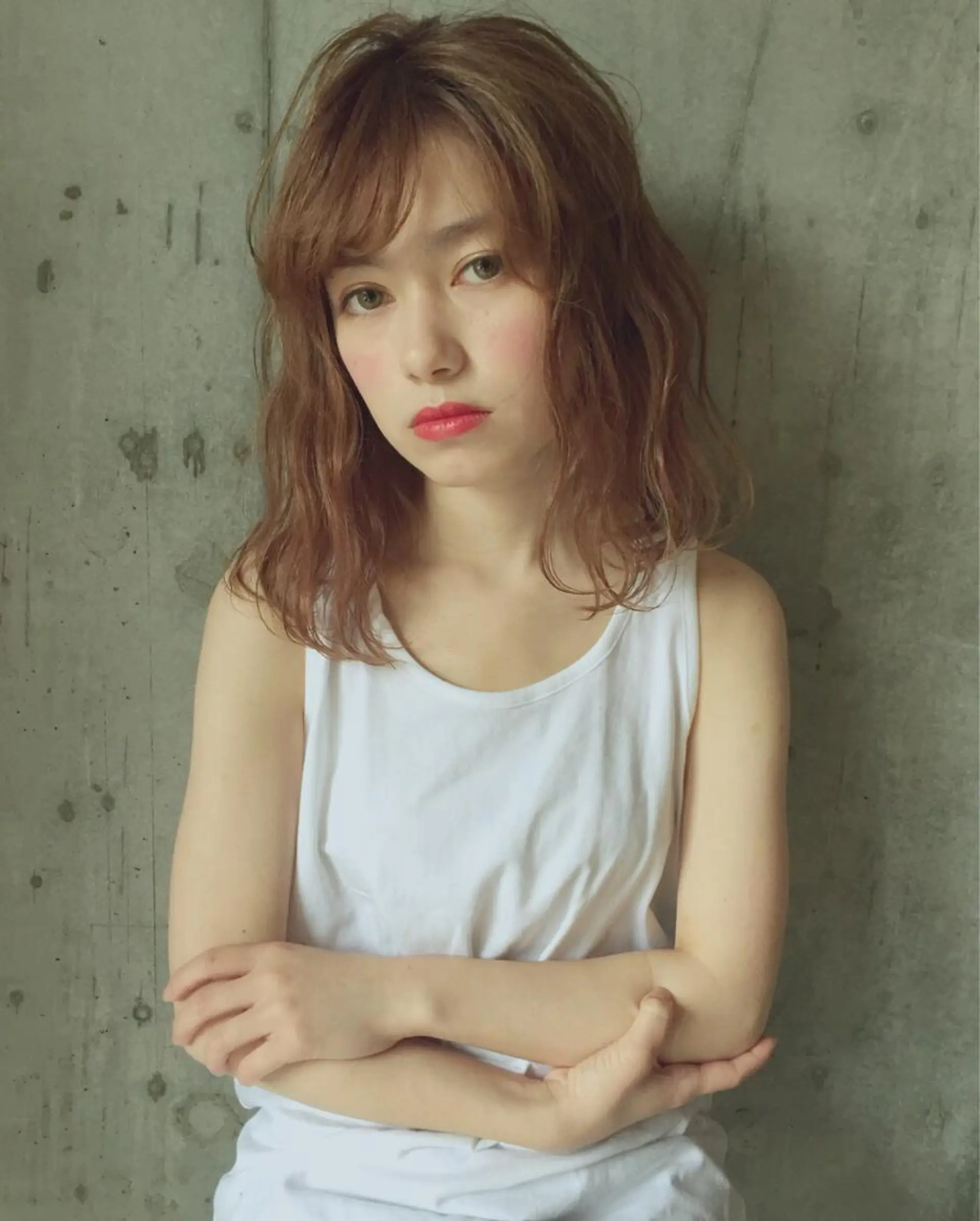 ミディアム セミロング HOODS hair salon所属・透明感カラー🌿ボブ ✨飛田　ケイのヘアスタイル