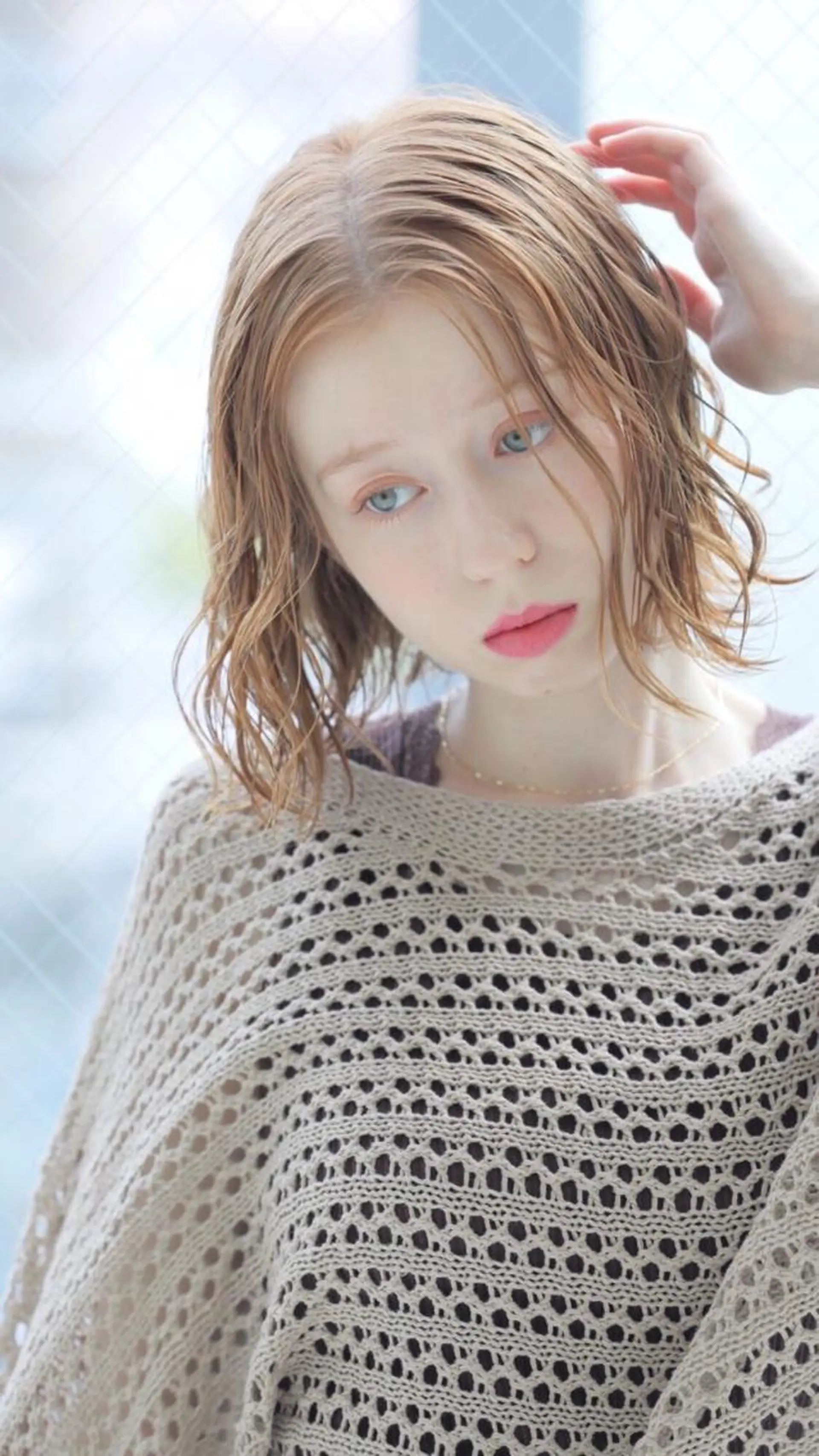 ショート カラー ベージュカラー ヌーディベージュ 髪質改善/美髪矯 正ヤマモトハルキのヘアスタイル