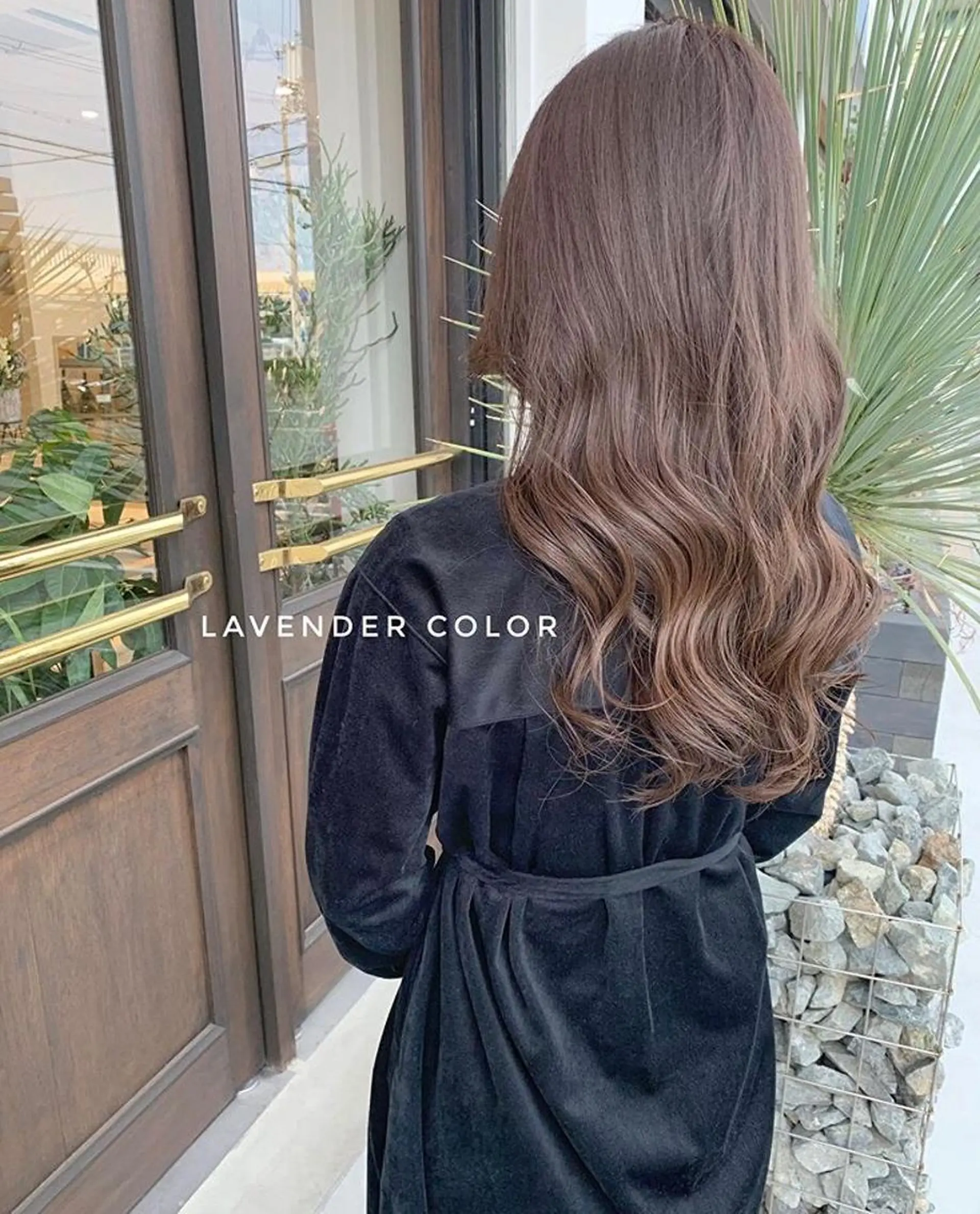 セミロング カラー glad hairのヘアスタイル