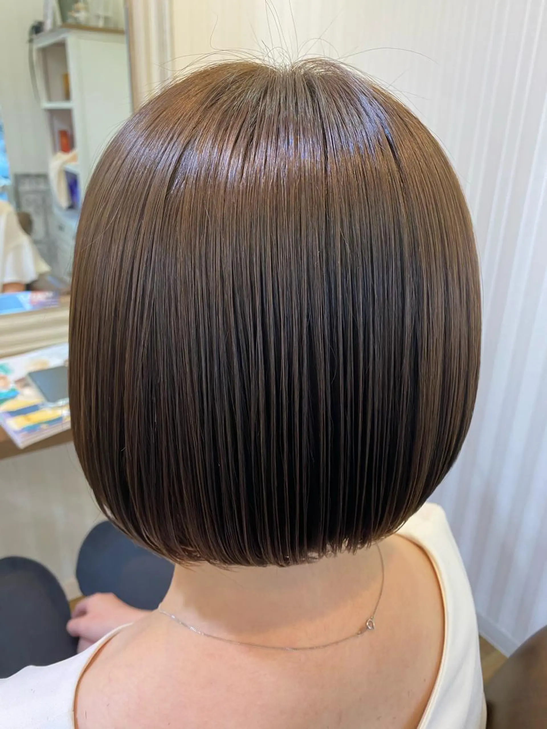 ショート ショートボブ ボブ ショートヘア 北山 なるみのヘアスタイル