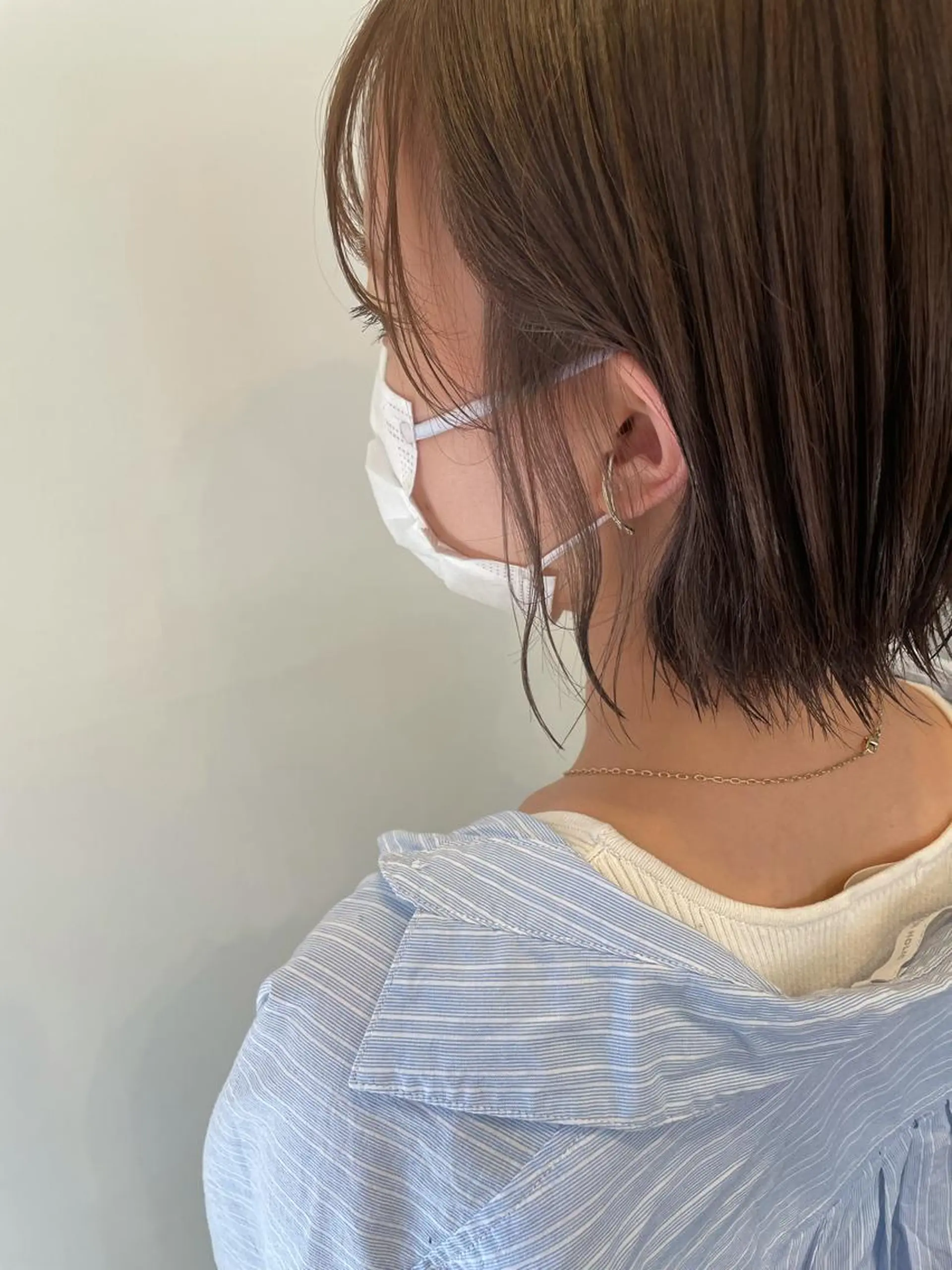 ミディアム ラベンダーベージュ カノエ 乃木店のヘアスタイル