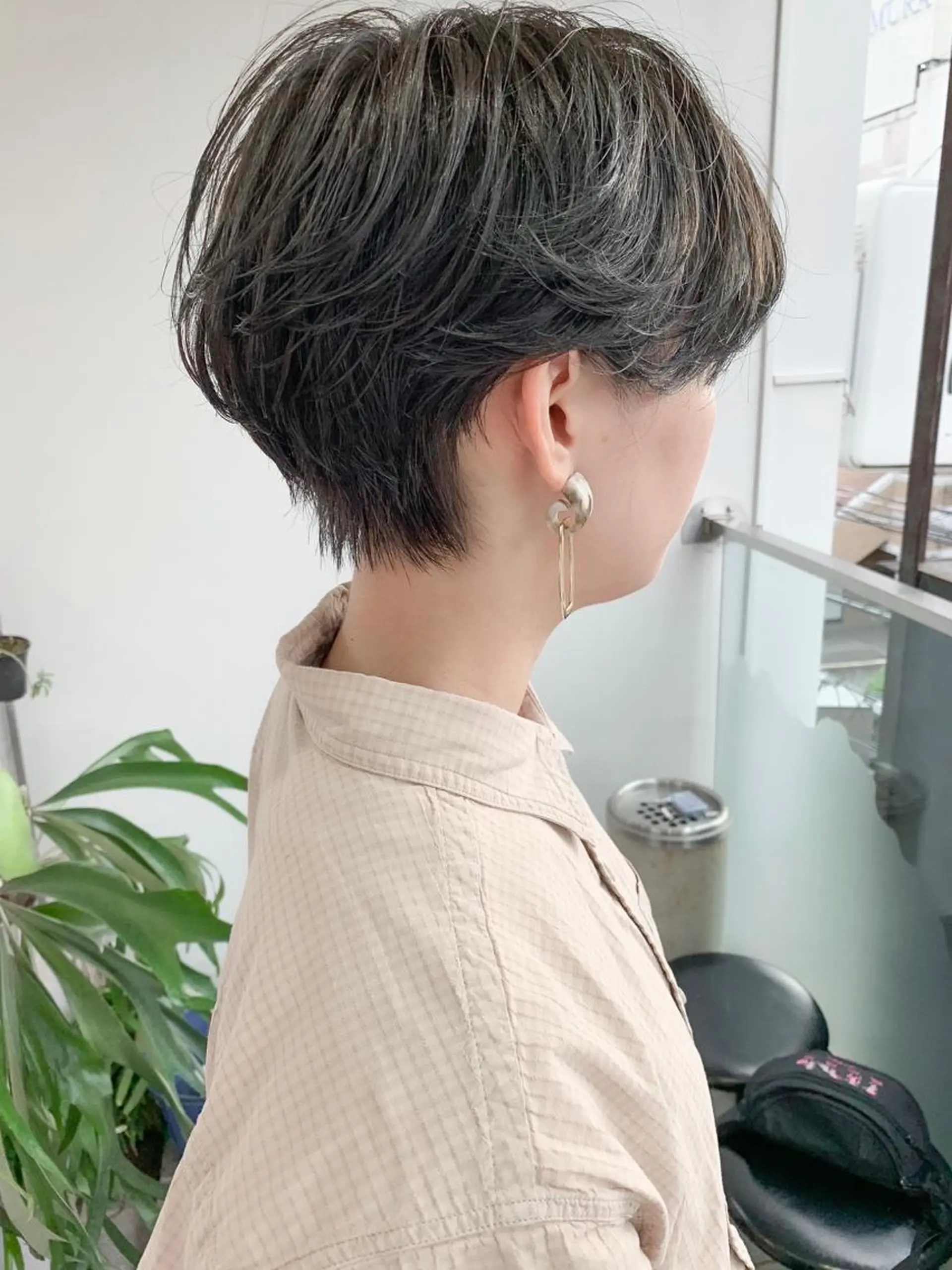 ショート パーマ ショート/レイヤー なら石井知希のヘアスタイル