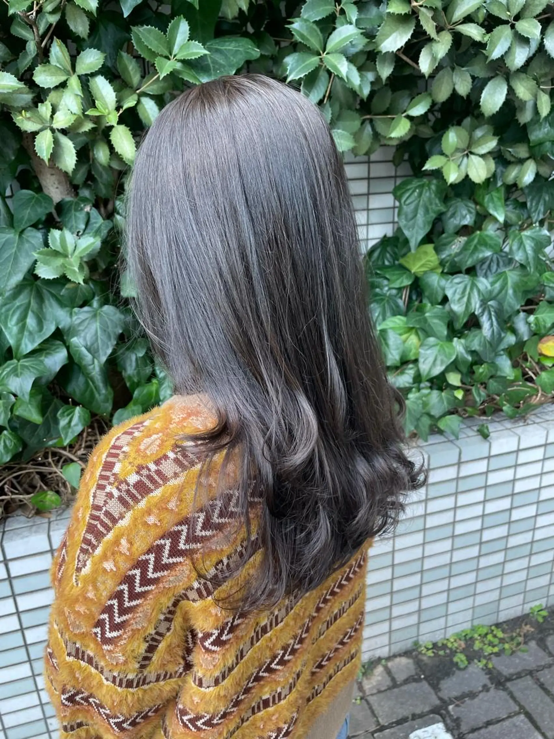 ミディアム ヘアカラー トリートメント 山本 陸央のヘアスタイル