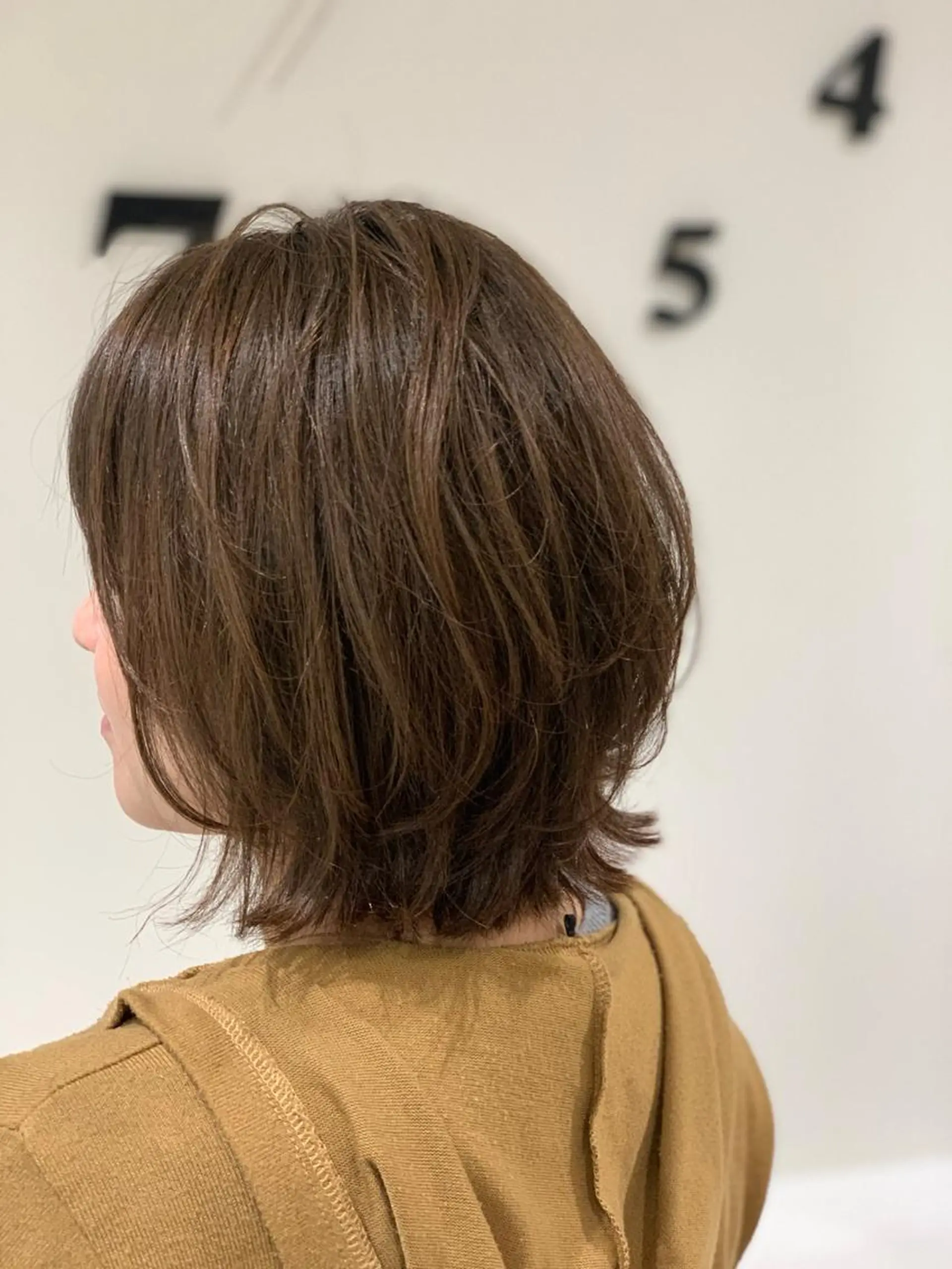 ミディアム カラー カット ヘアカラー 松吉 純平のヘアスタイル