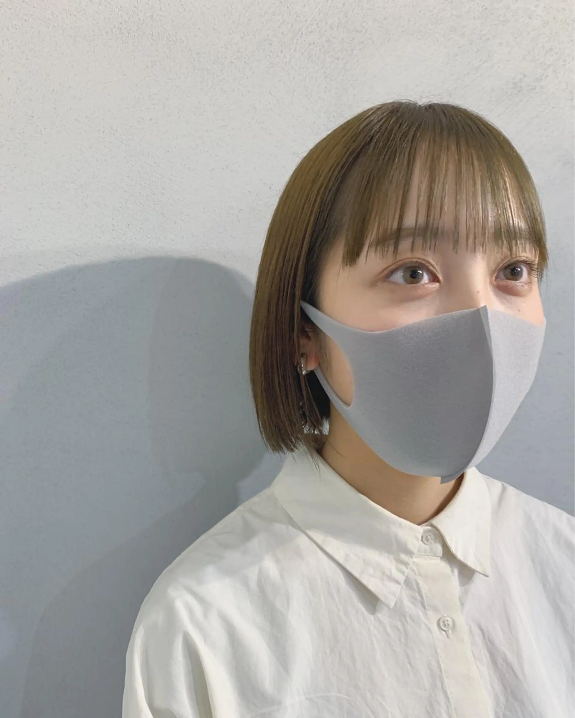 ショート カラー ボブパーマコテ巻き風 パーマNo1深江秀平のヘアスタイル