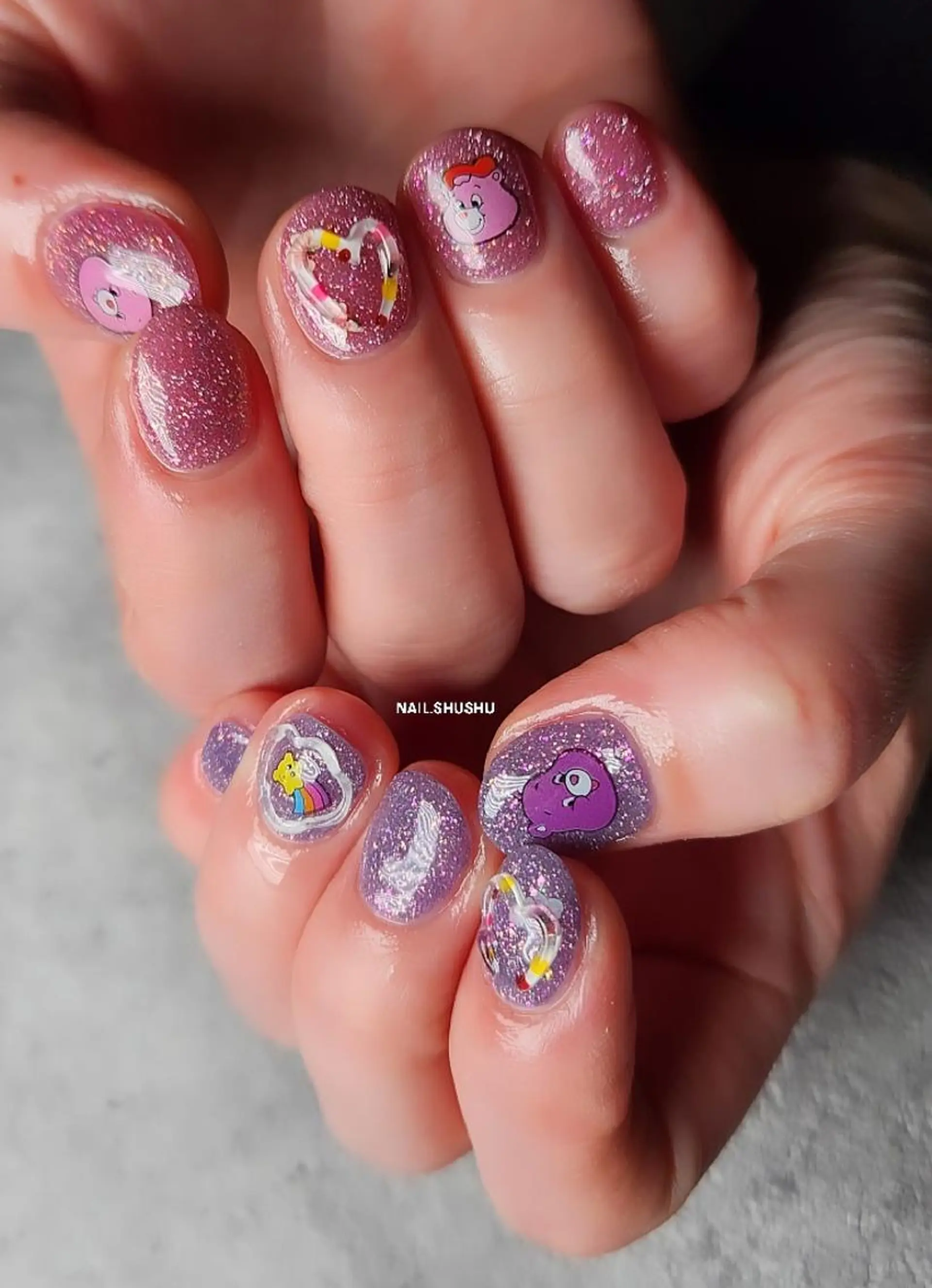 ネイル 持ち込み ニュアンスネイル ワンカラーネイル シンプルネイル バレンタイン 3dパーツ/流行り 👧shushu❤️のネイルデザイン