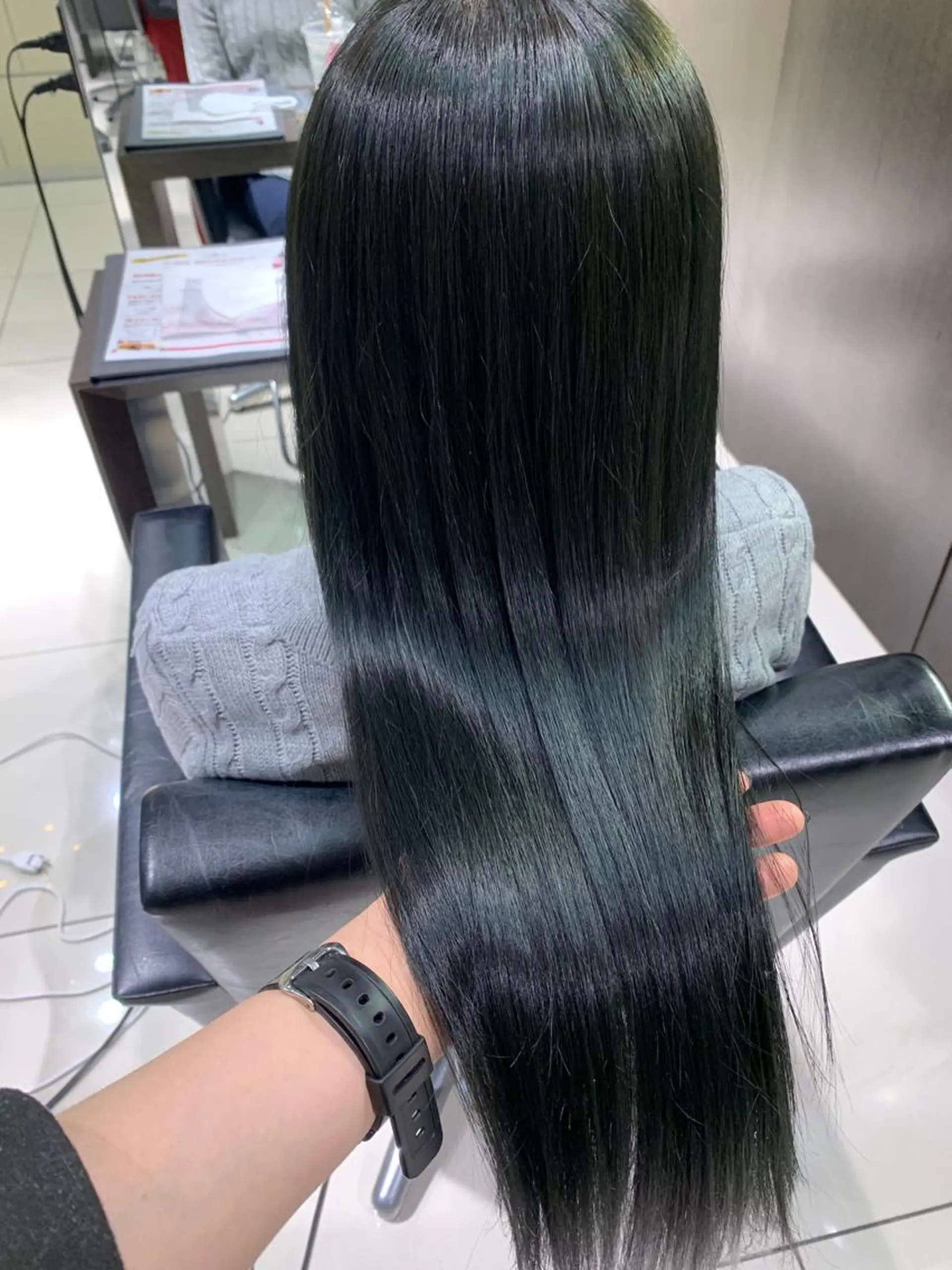 ロング SALOWIN渋谷caldo店B1所属・岐津公太 メンズ縮毛矯正のプロのヘアスタイル