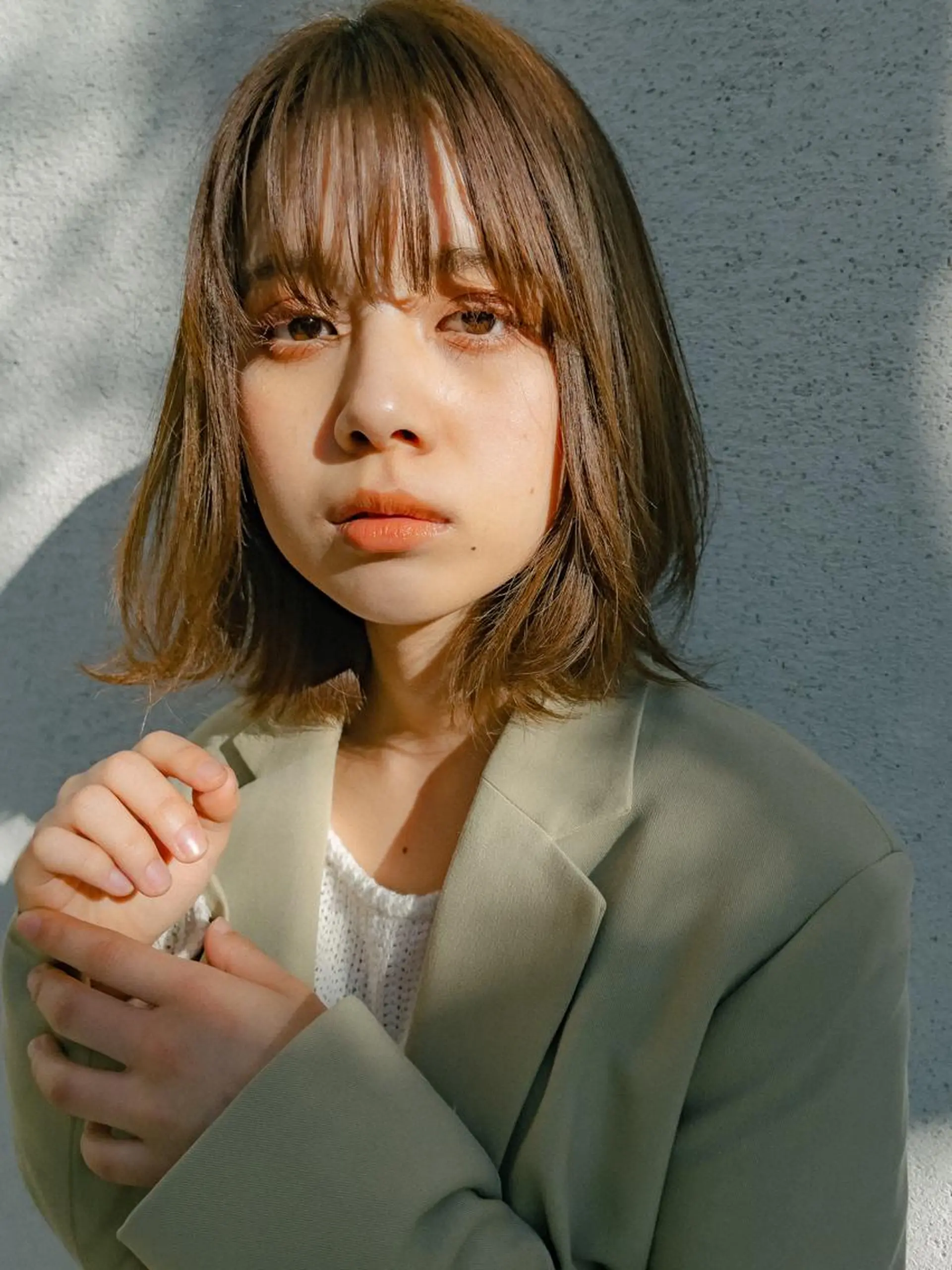 ミディアム カラー 髪質改善縮毛矯正✨ ナリタユウヤのヘアスタイル