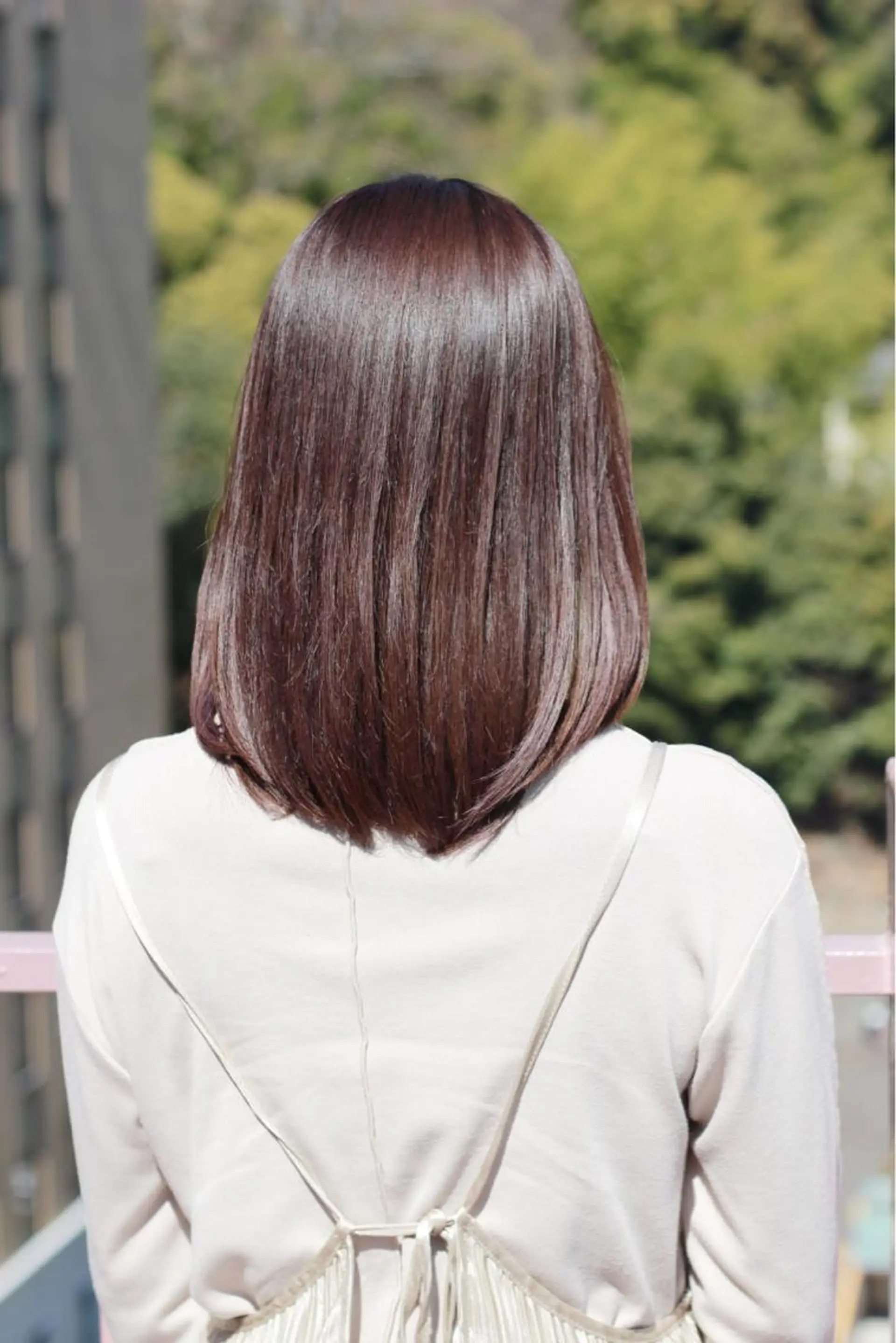 ミディアム カラー アッシュ ラベンダーカラー ラベンダーアッシュ カット ヘアカラー Viage （ビアージュ）のヘアスタイル