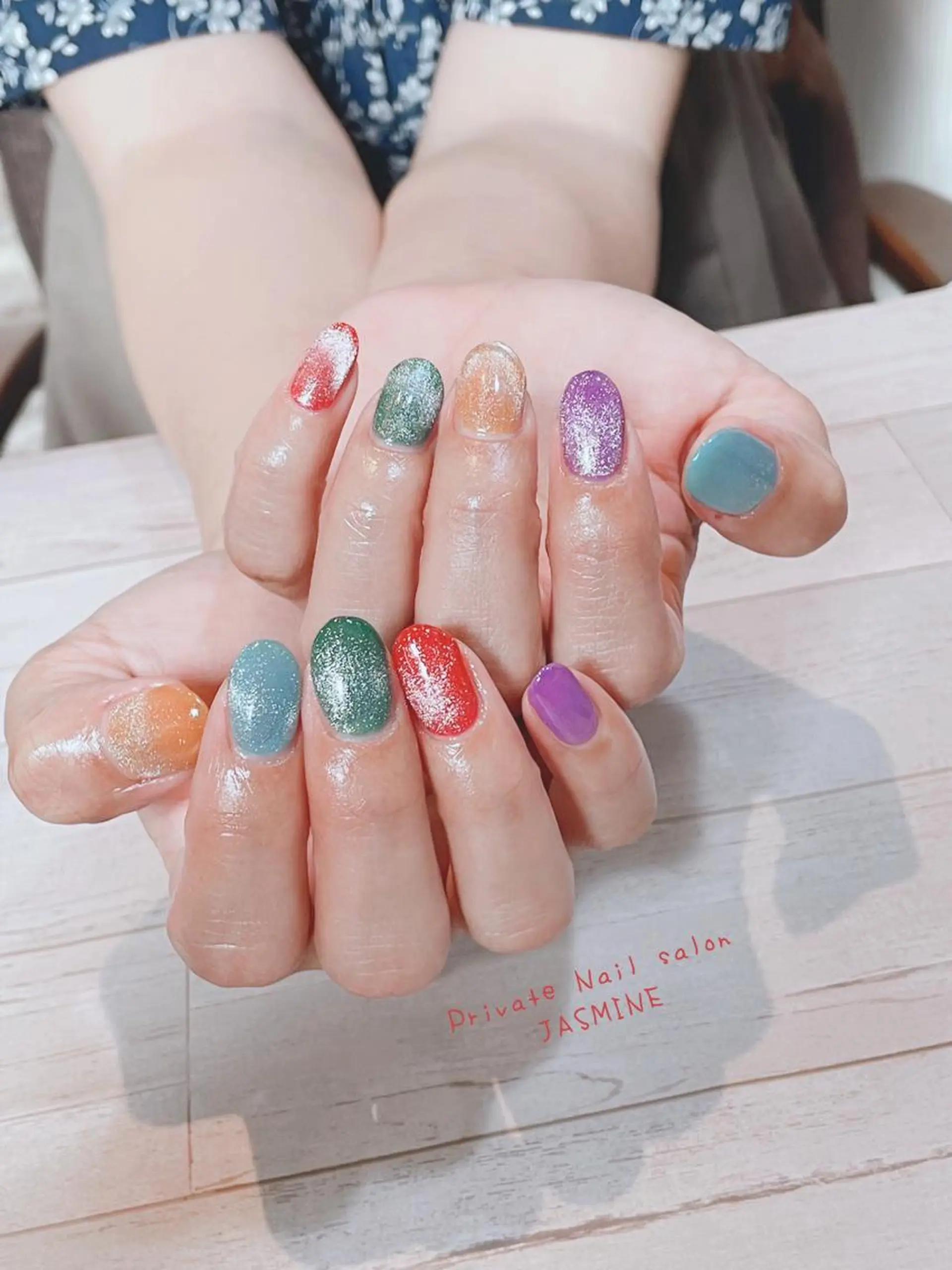 ネイル マグネットネイル Nail salon JASMINEのネイルデザイン