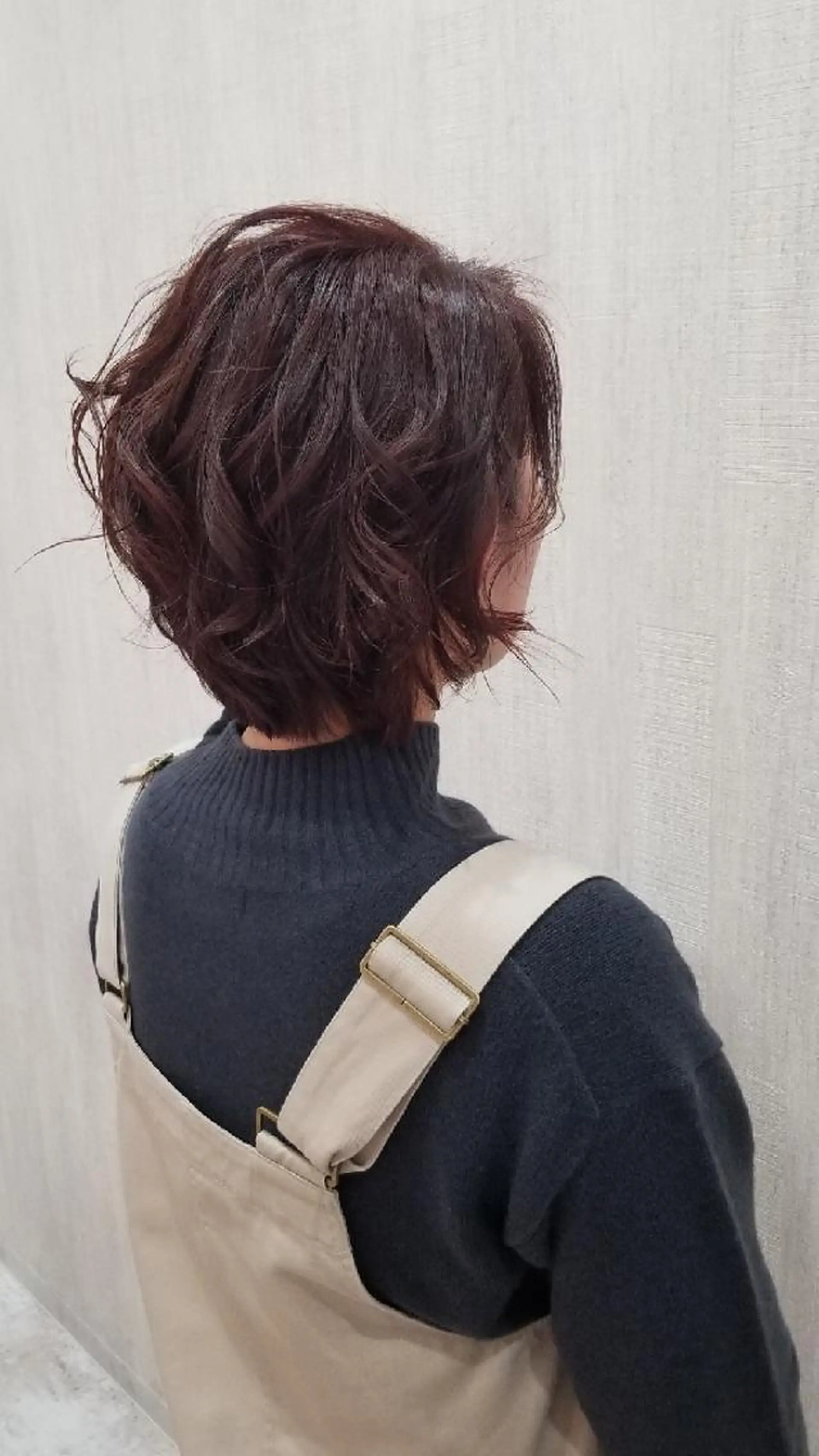 ショート カラー ピンクカラー カット ヘアカラー トリートメント 顔周りレイヤーカット 髪質改善代表西村功平のヘアスタイル