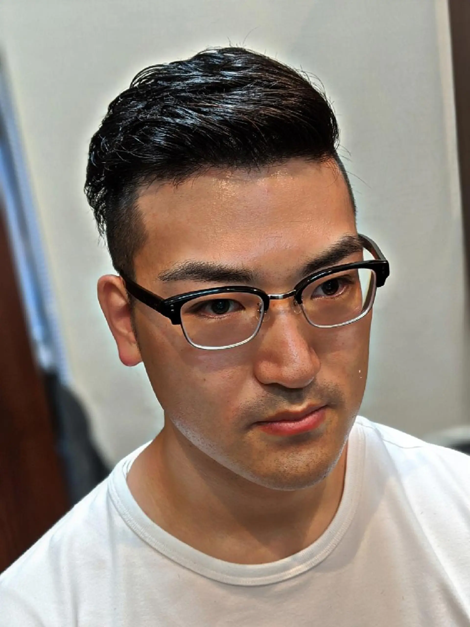 ショート 田知本 遼のヘアスタイル