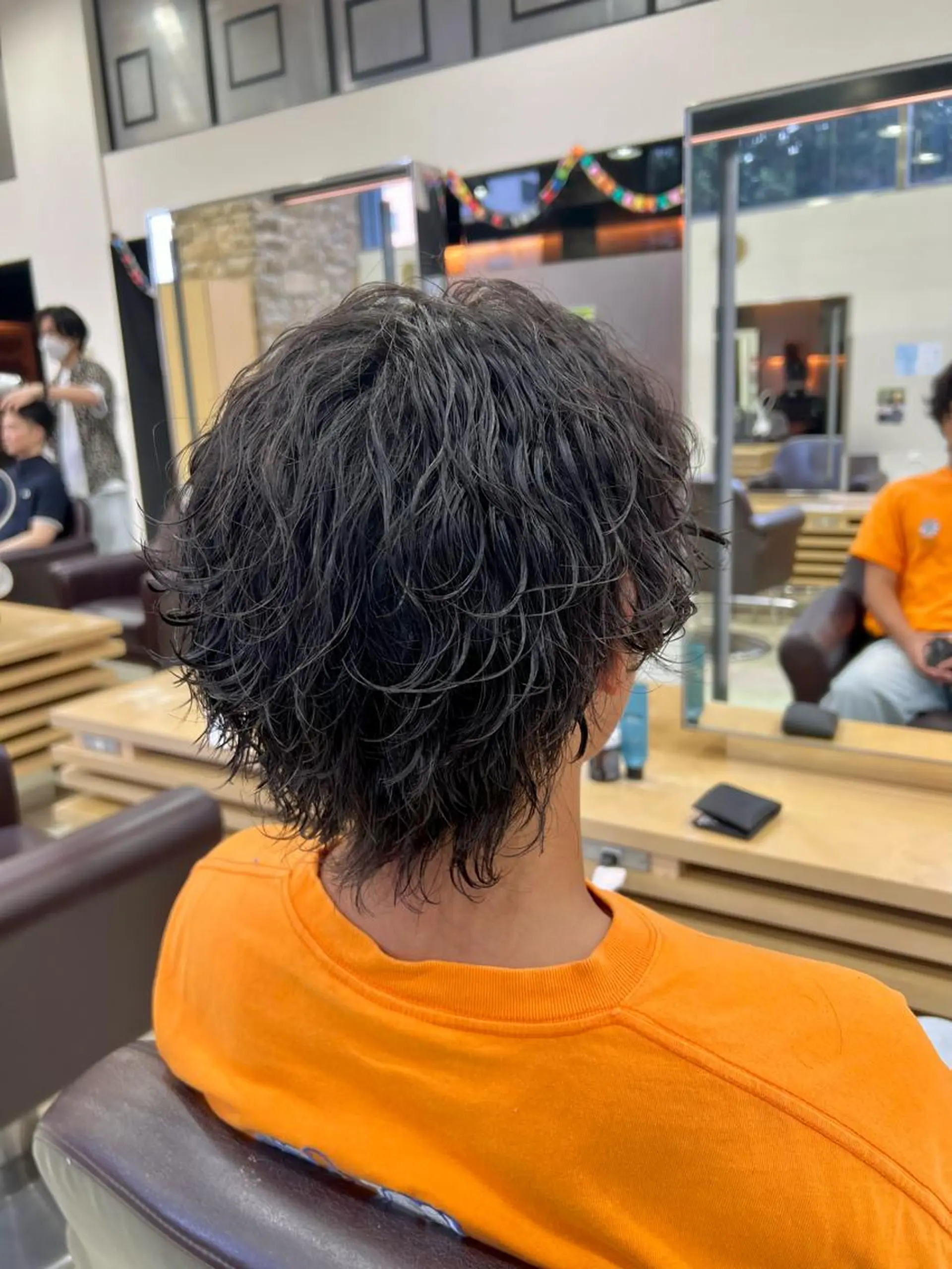 パーマ メンズ メンズパーマ 波巻きパーマ メンズカット松戸/韓 国/メンズパーマ航太のヘアスタイル