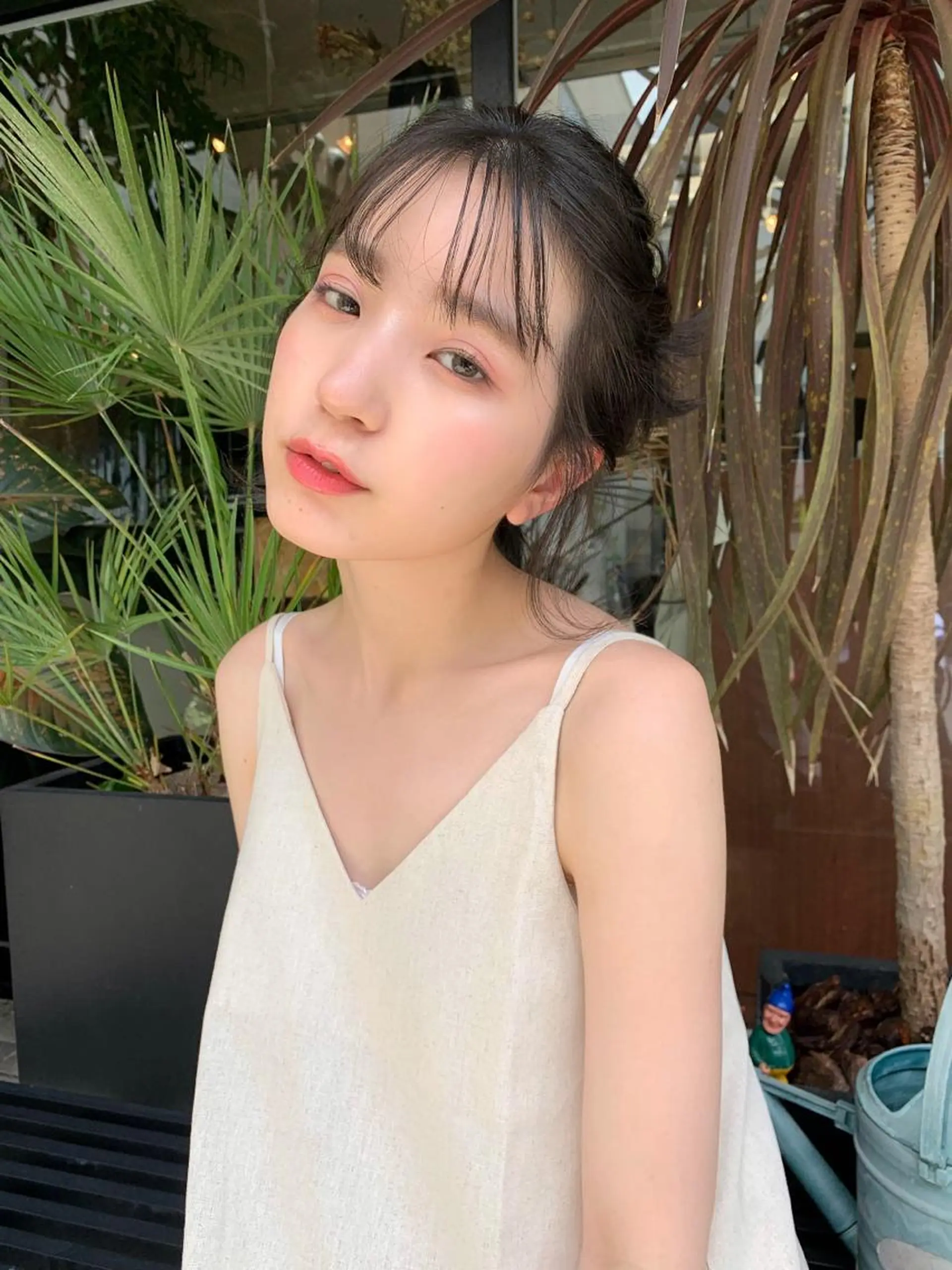 ショート カラー カット ヘアカラー トリートメント ヘッドスパ 柔らかブラウン/顔周 りレイヤー♡ユウシのヘアスタイル