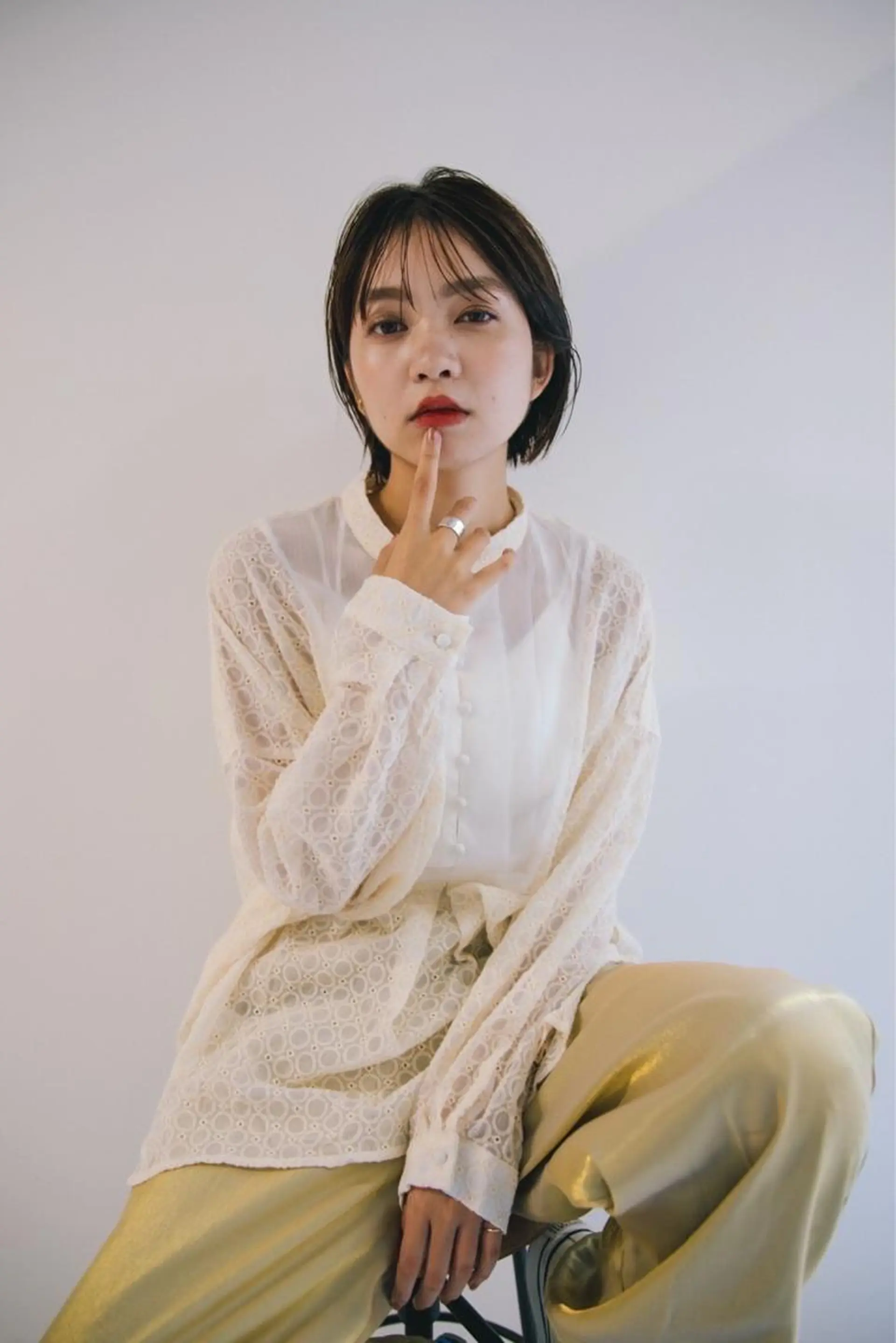 ショート カラー ヘアアレンジ バレイヤージュ ブリーチ ケアブリーチ ダブルカラー イヤリングカラー カット ヘアカラー トリートメント ☀️Luana☀️ 公式/大通のヘアスタイル