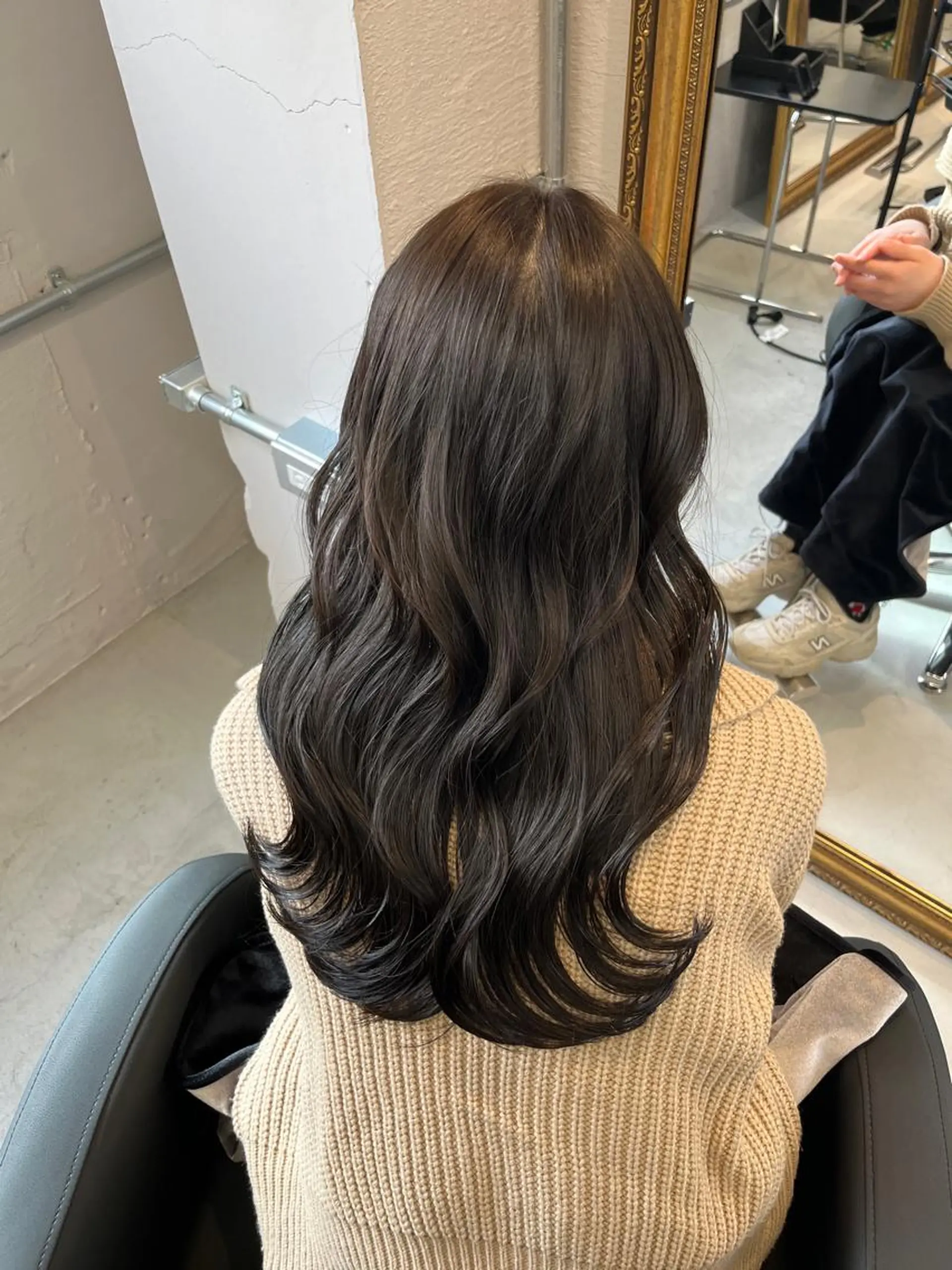 カラー ブラウンカラー オリーブブラウン REAL【レアル】所属・グレージュ/透け感 カラー/透明感カラーのヘアスタイル