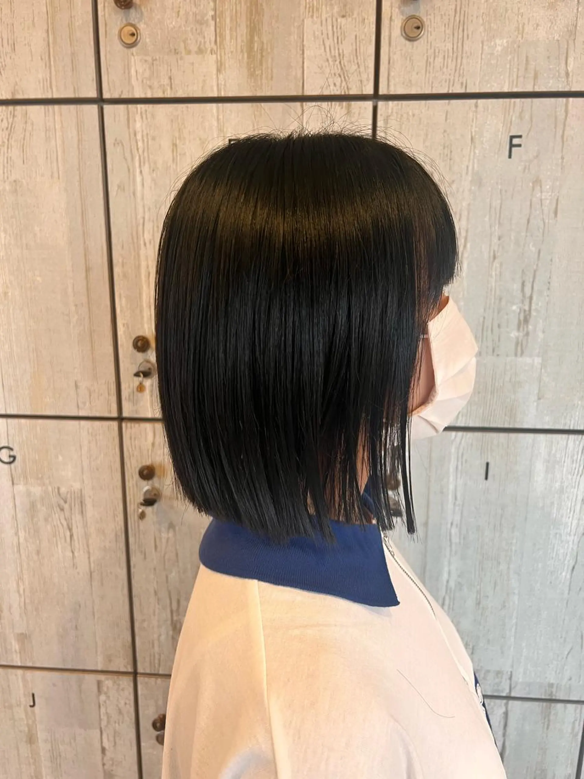 ミディアム カラー れいな🌼 ボブ･艶カラー🌼のヘアスタイル