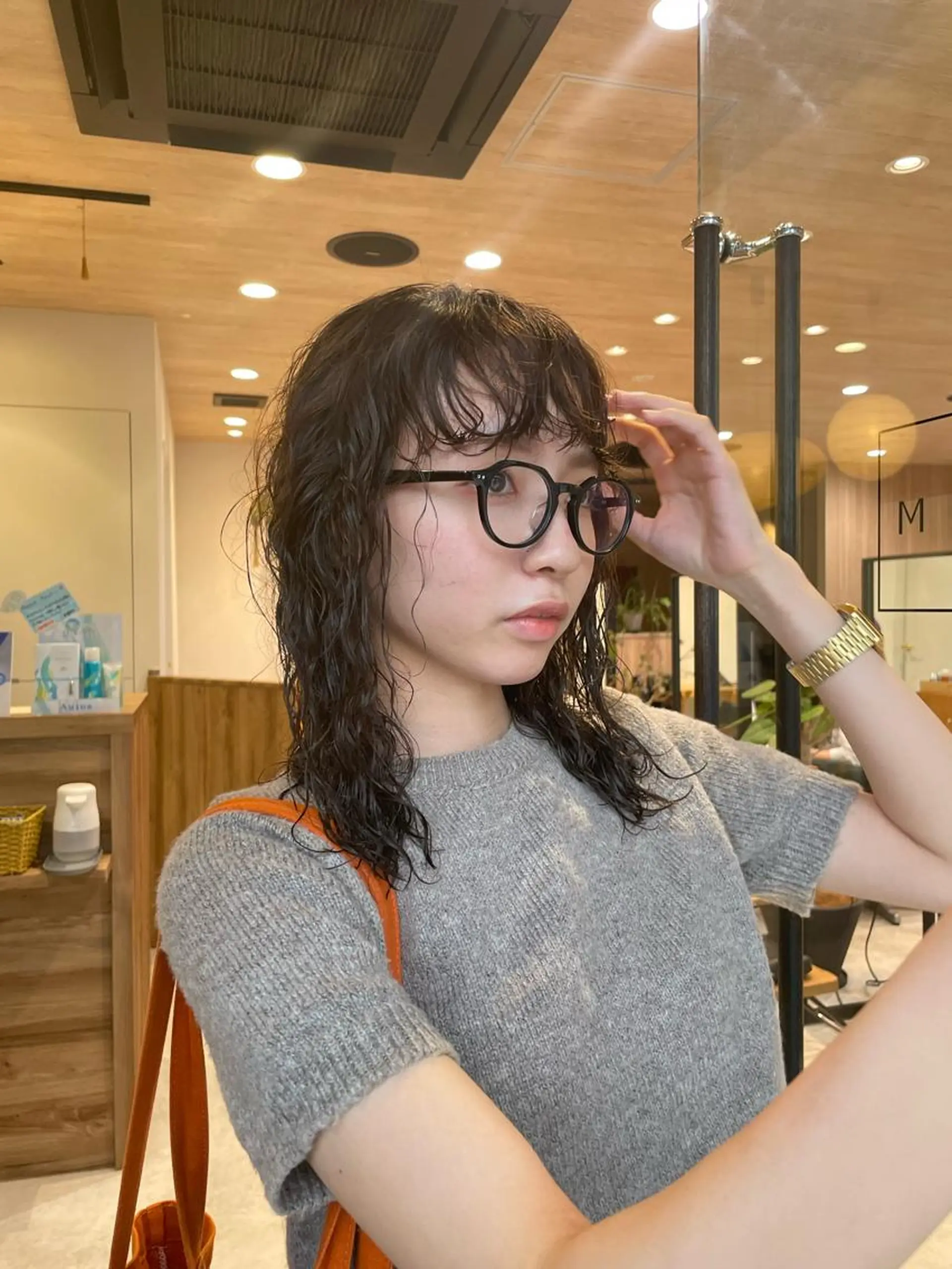 ミディアム パーマ ミディアムパーマ パーマ パーマ指名No1 /namiのヘアスタイル