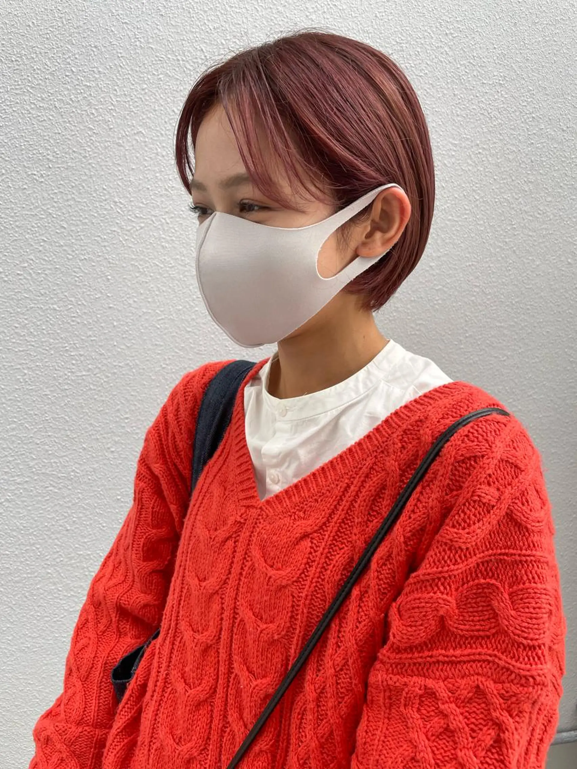 ショート 切りっぱなしボブ ショートボブ 丸みショート ミストバング ボブ C’LD hair  produce /シールドヘア所属・モテ髪/ボブ/ショー ト/アダチフウトのヘアスタイル