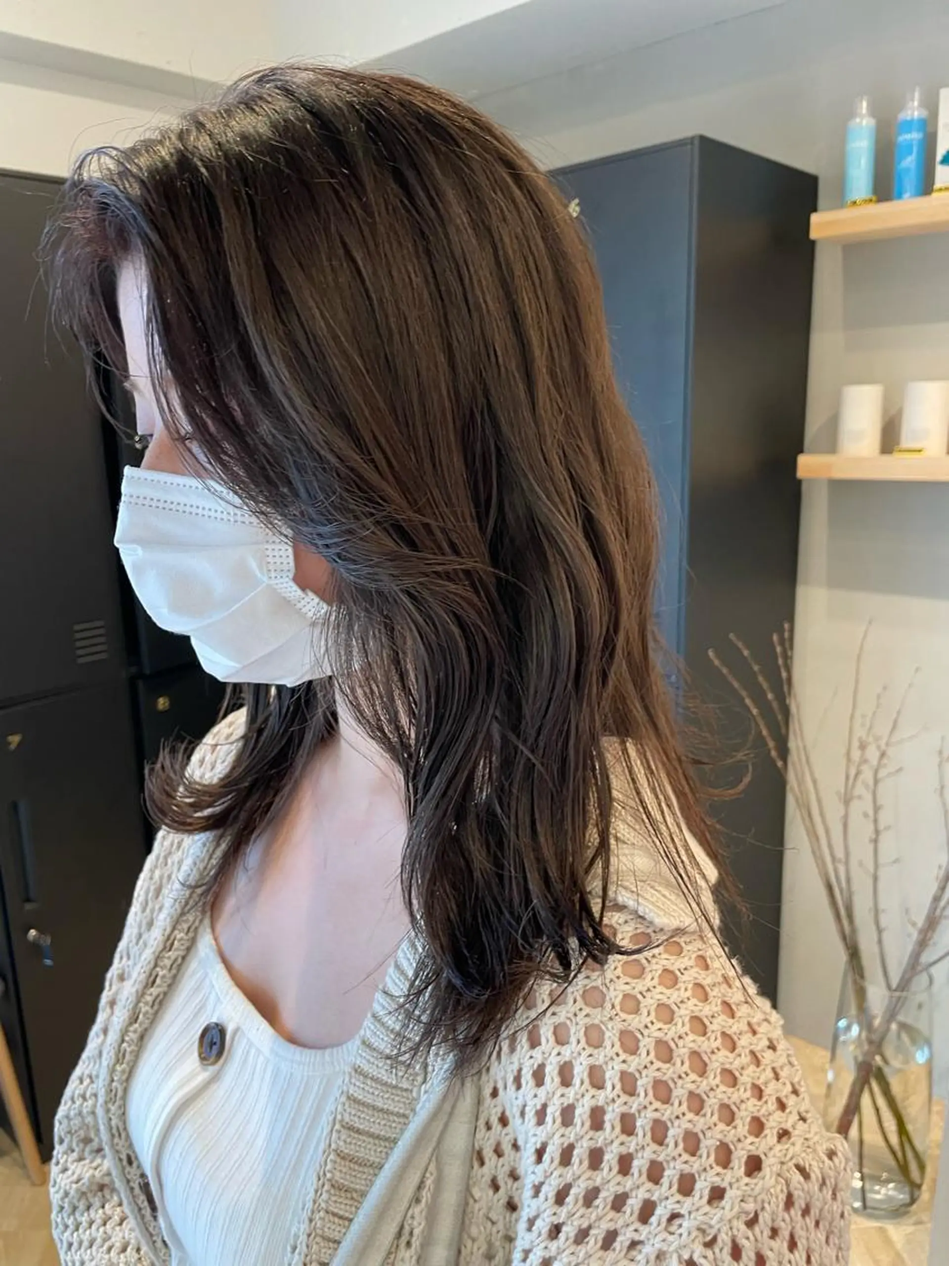 セミロング カラー ヘアカラー トリートメント ヘッドスパ ヘアセット SALOWIN下北沢所属・hazuki 🌝のヘアスタイル