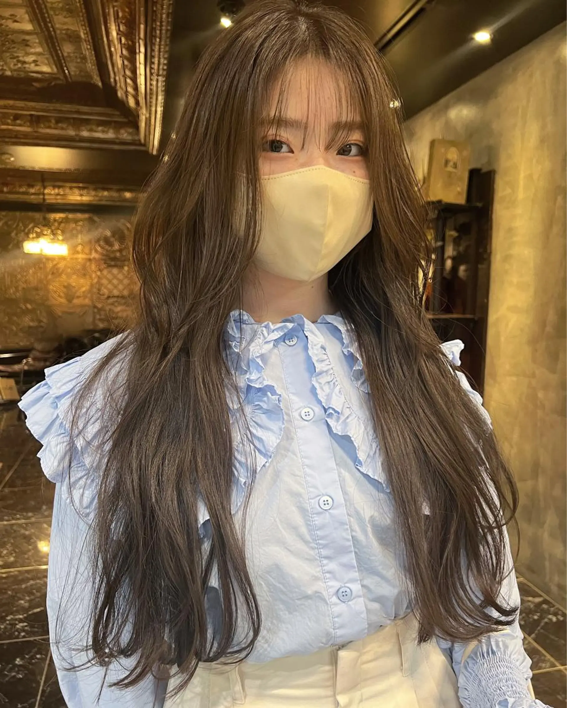ロング カラー カット ヘアカラー トリートメント haco＋所属・圧倒的デザイン力 店長🎨RENAのヘアスタイル