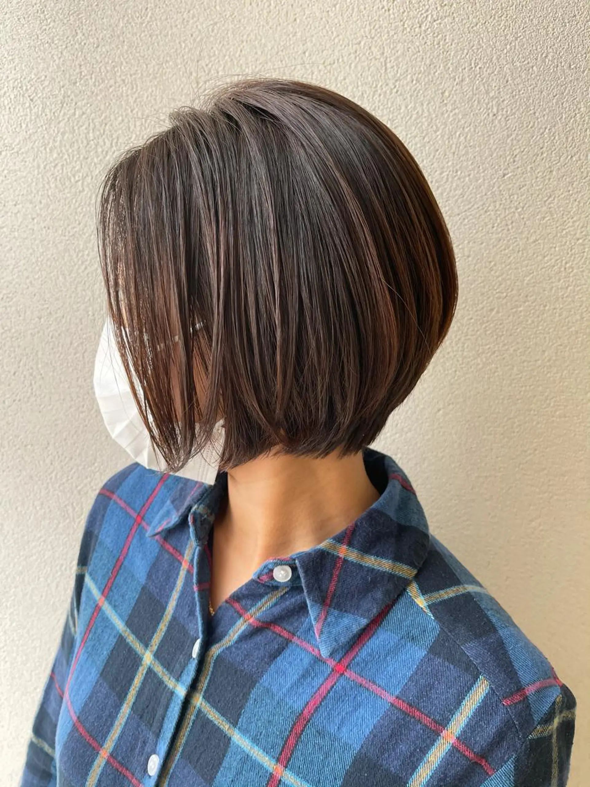 ショート ボブ 沢田 瞳のヘアスタイル