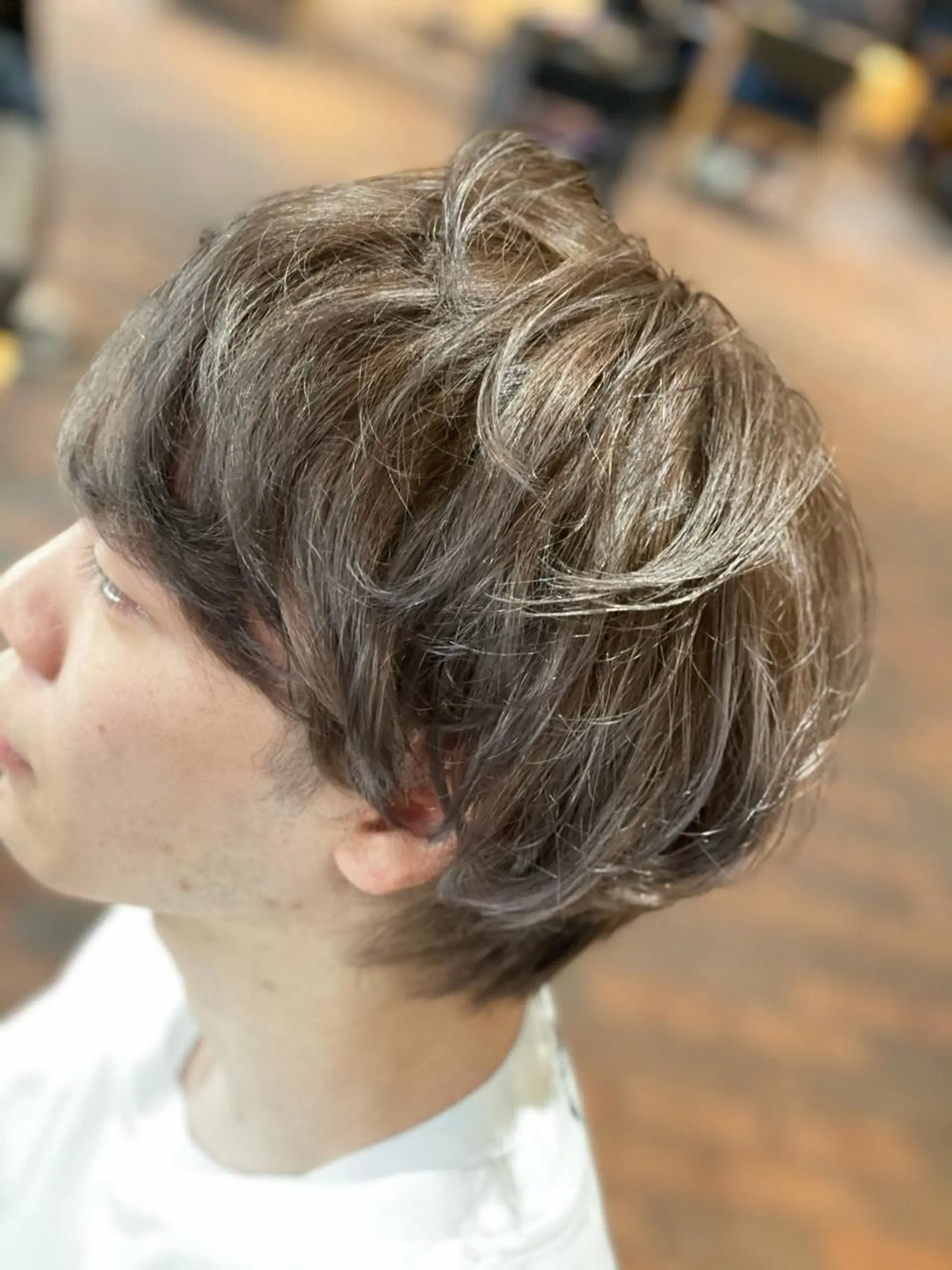 ショート カラー メンズ トヤマ セシルヘアー神戸元町のヘアスタイル