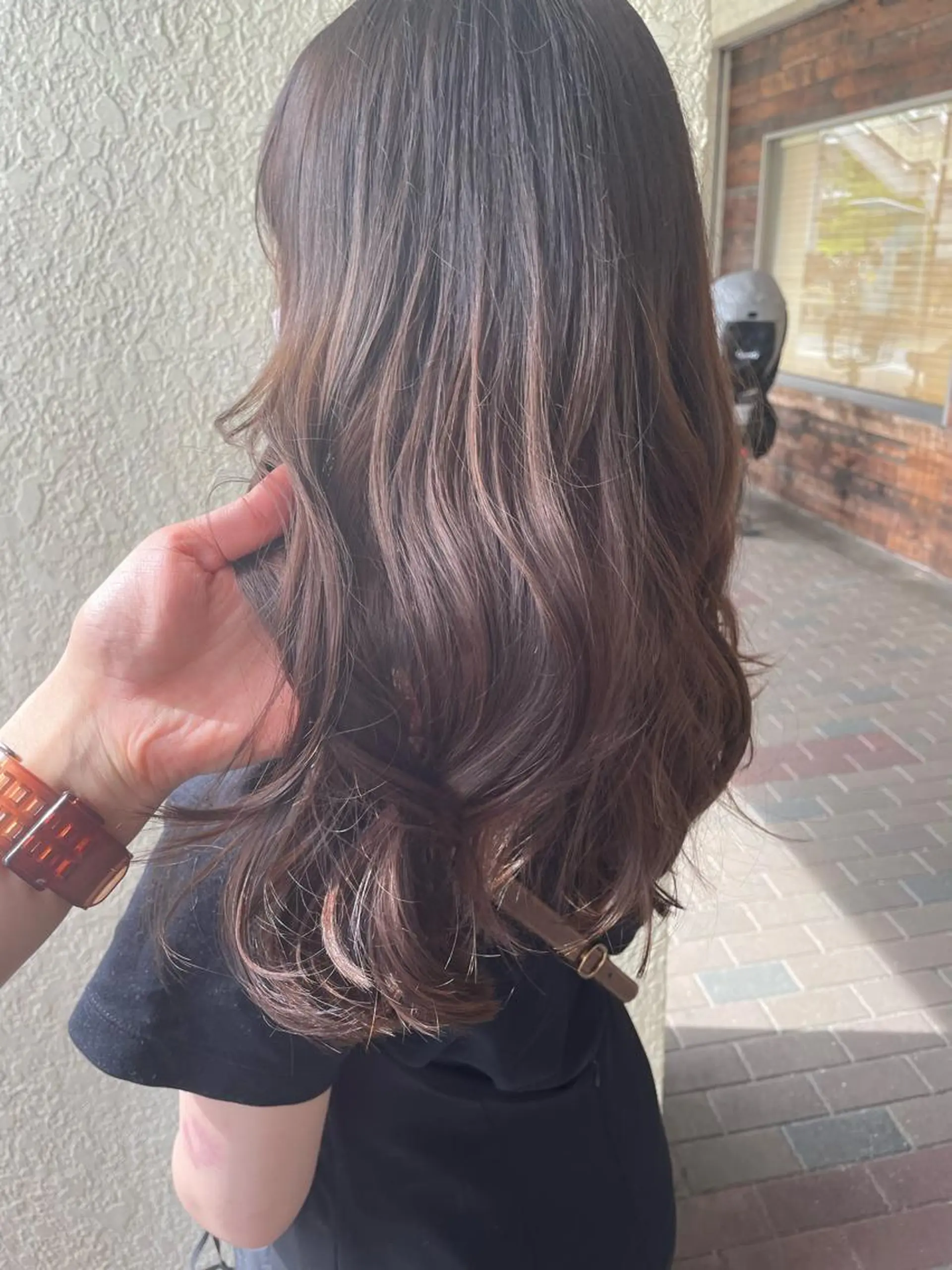 ロング カラー ブラウンカラー 韓国ヘア🇰🇷船橋 髪質改善/上野愛果のヘアスタイル