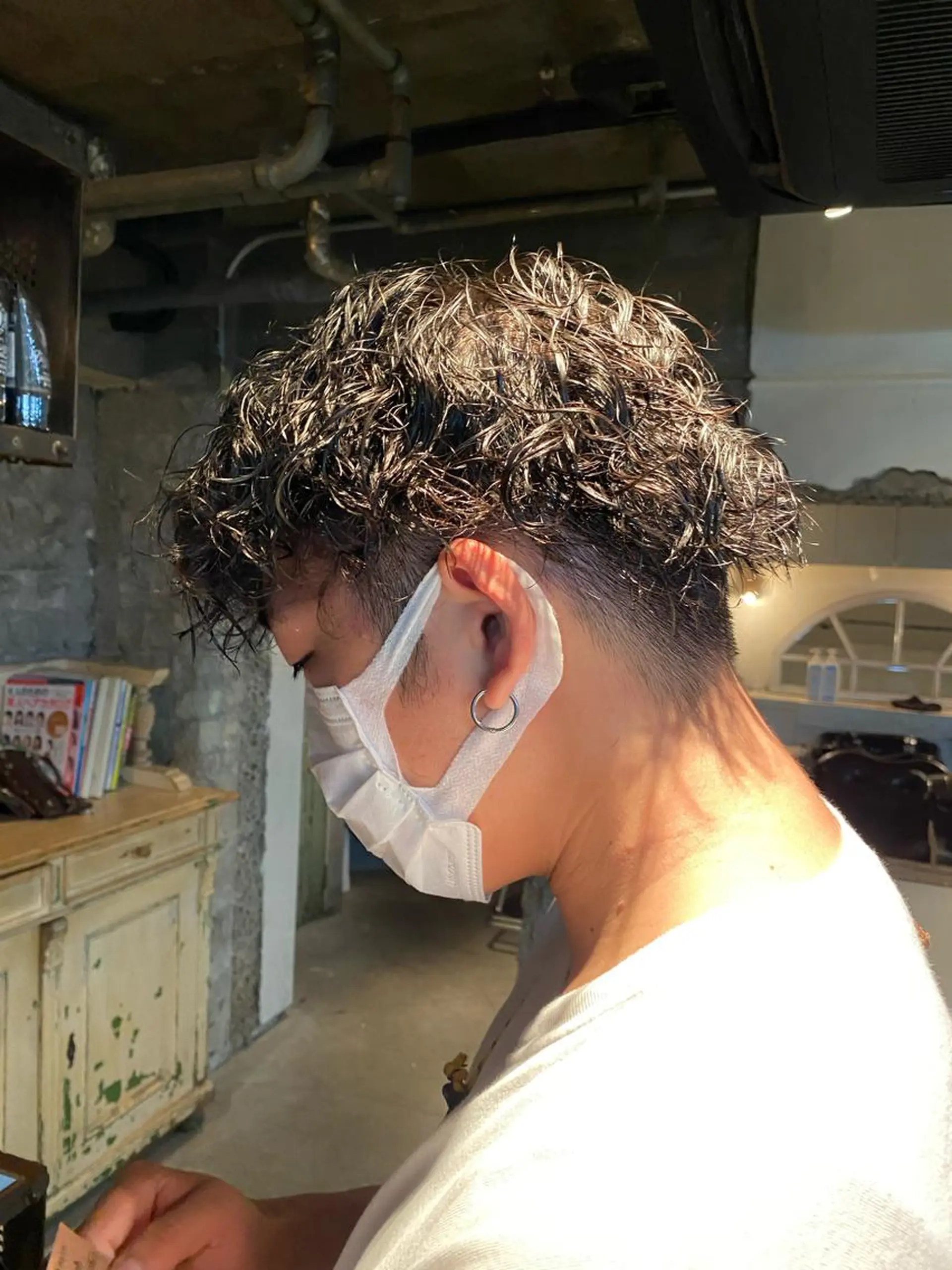 パーマ メンズ お任せヘア☘️☘️ 及川渚のヘアスタイル