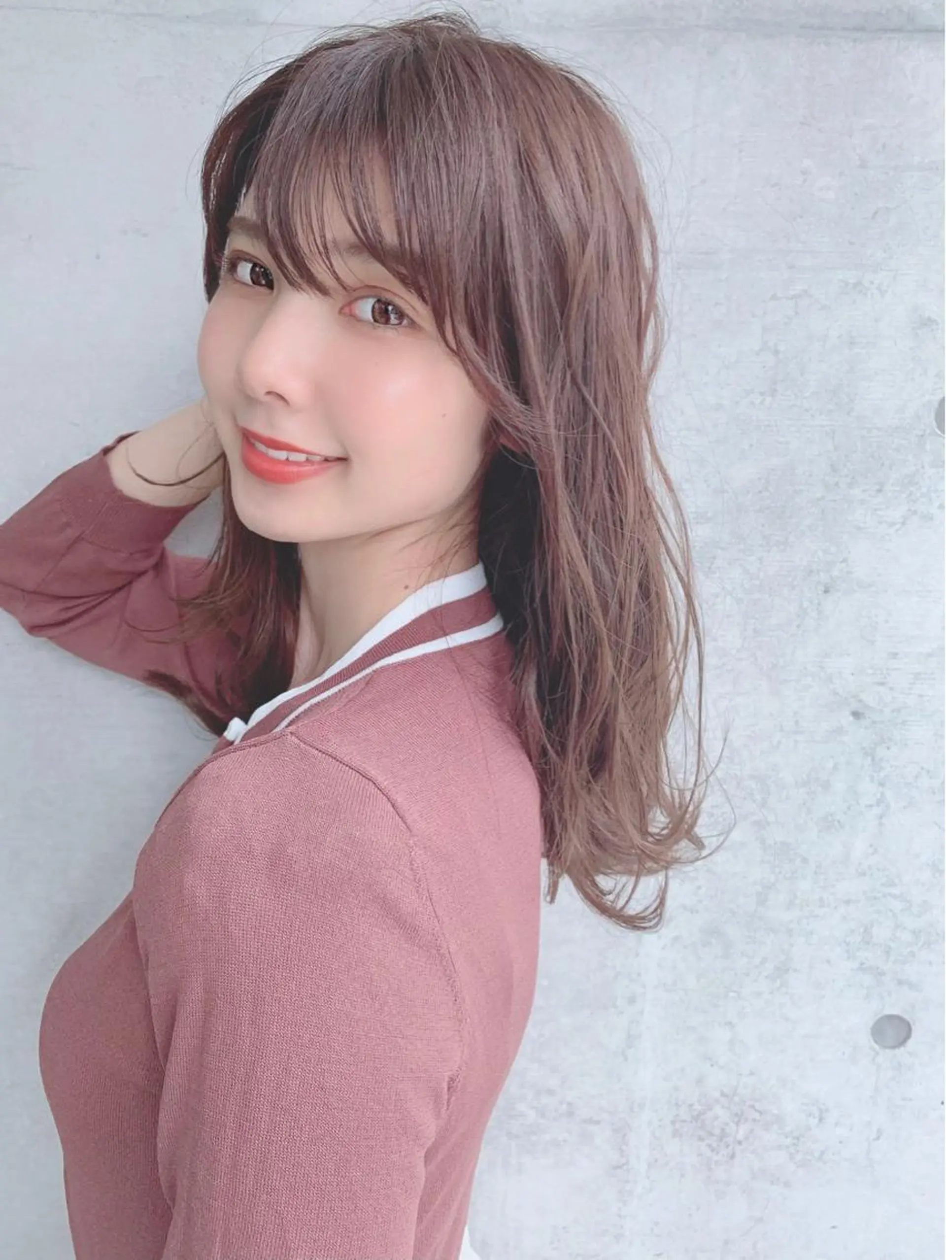 ミディアム カラー パーマ 【公式】amble luxe池袋東口🩷のヘアスタイル